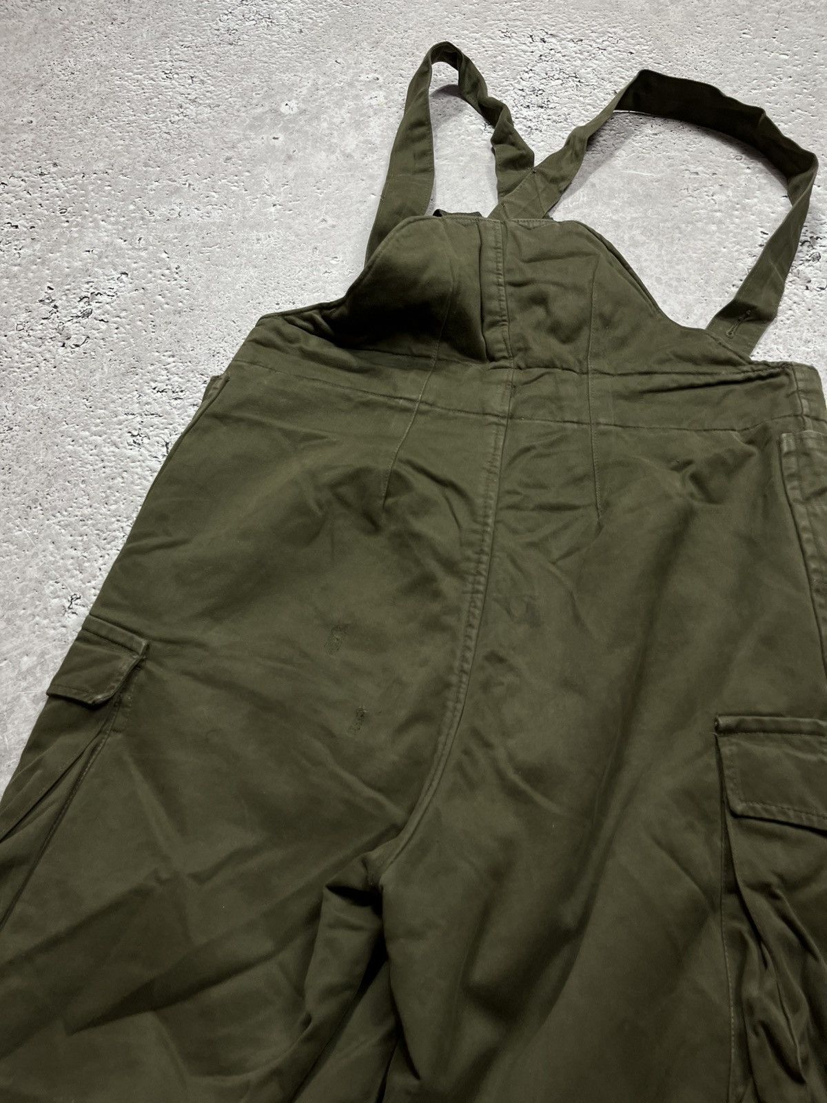 Other Vintage Austrian Army Field Overalls Olive Green Cargo Pants Size US 36 / EU 52 - 16 Thumbnail