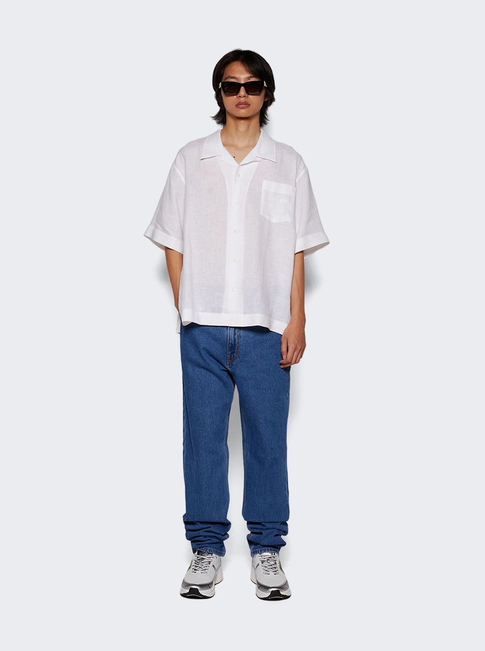 Givenchy o1mle0426 Slim Fit Jeans in Blue Size US 31 - 2 Thumbnail