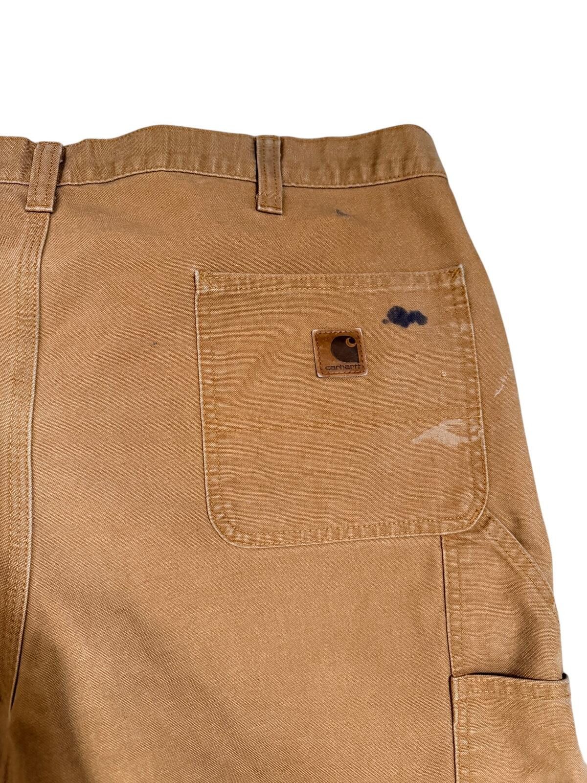Carhartt Carhartt Dungaree Fit Canvas Work Pants Mens 42x32 Size US 42 / EU 58 - 6 Thumbnail