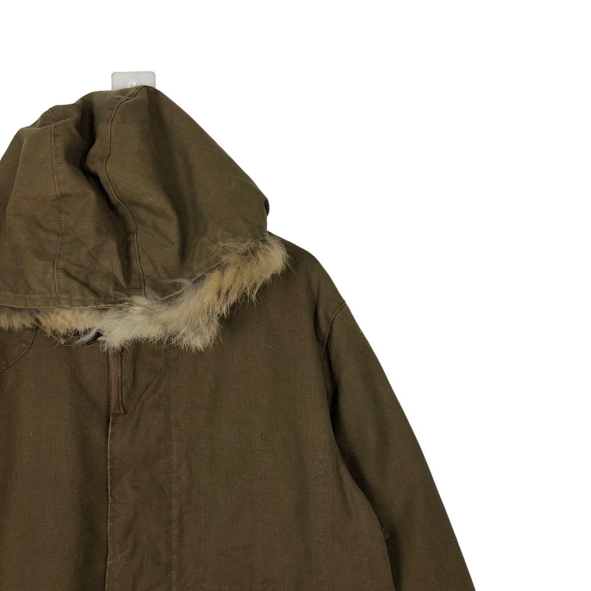 Japanese Brand 🔥RARE MOHAIR HOODIE CHORE JACKET EDIFICE VETEMENTS Size US M / EU 48-50 / 2 - 5 Thumbnail