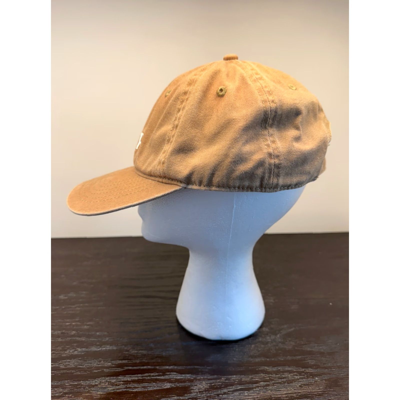 Vuori VUORI Men Beige Twill Strapback Cap One Size Adjustable Hat Baseball Cap Cap Size ONE SIZE - 6 Thumbnail