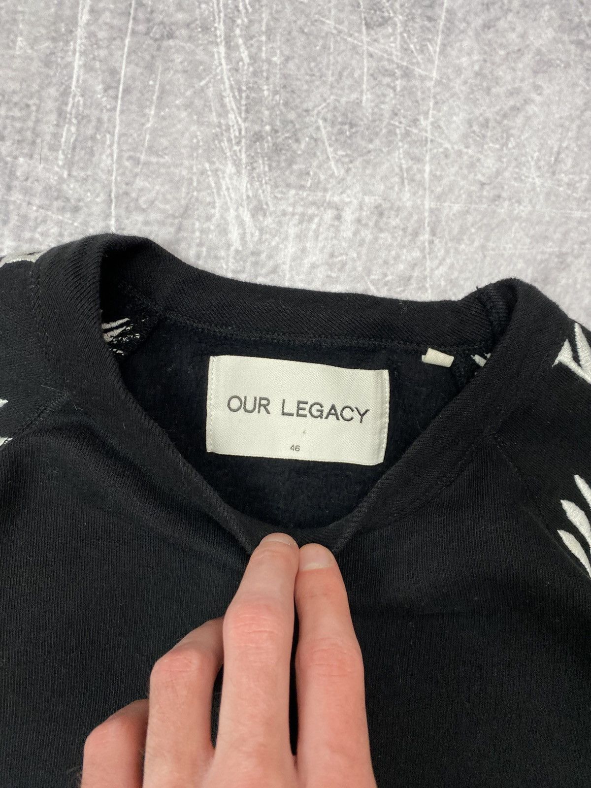 Our Legacy Vintage y2k sweatshirt Our Legacy Black emb Plants Size US S / EU 44-46 / 1 - 4 Thumbnail