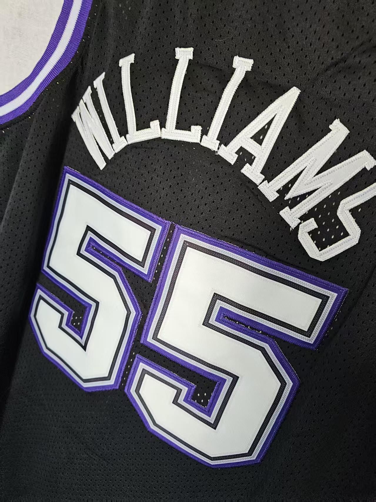 NBA Sacramento Kings #55 Jason Williams Jersey Black Size US XL / EU 56 / 4 - 4 Thumbnail