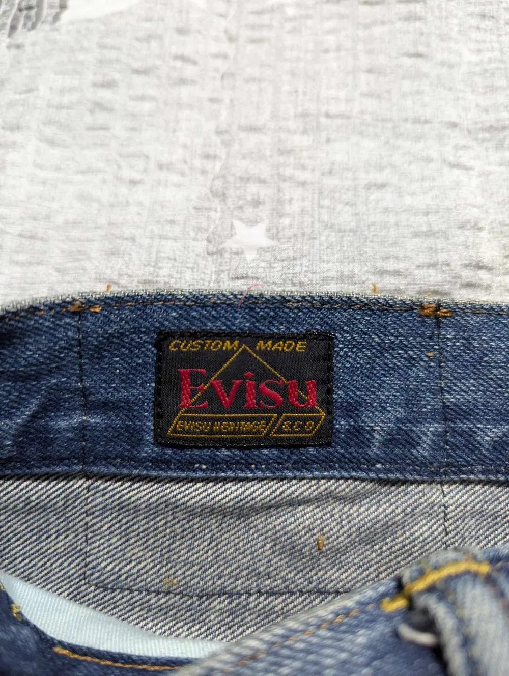Evisu Evisu Japan Destroyed Seagull Denim Size US 29 - 10 Thumbnail