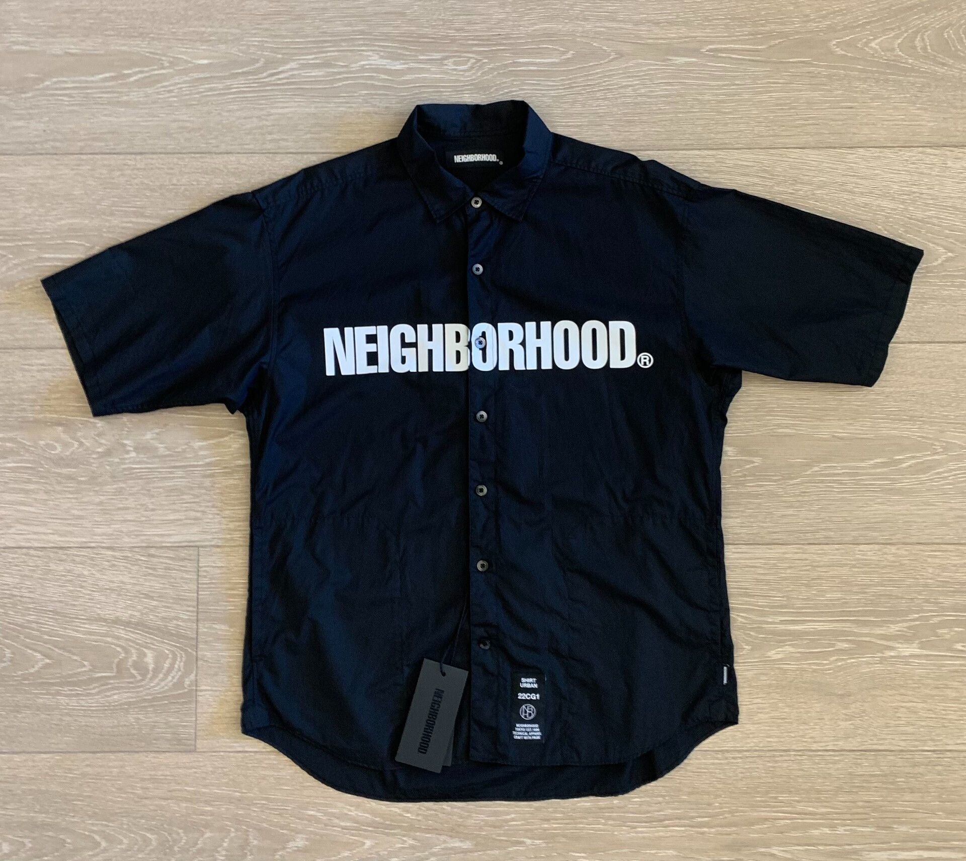 Neighborhood Neighborhood Black Short Sleeve Shirt for Sale Size US M / EU 48-50 / 2 - 1 Thumbnail