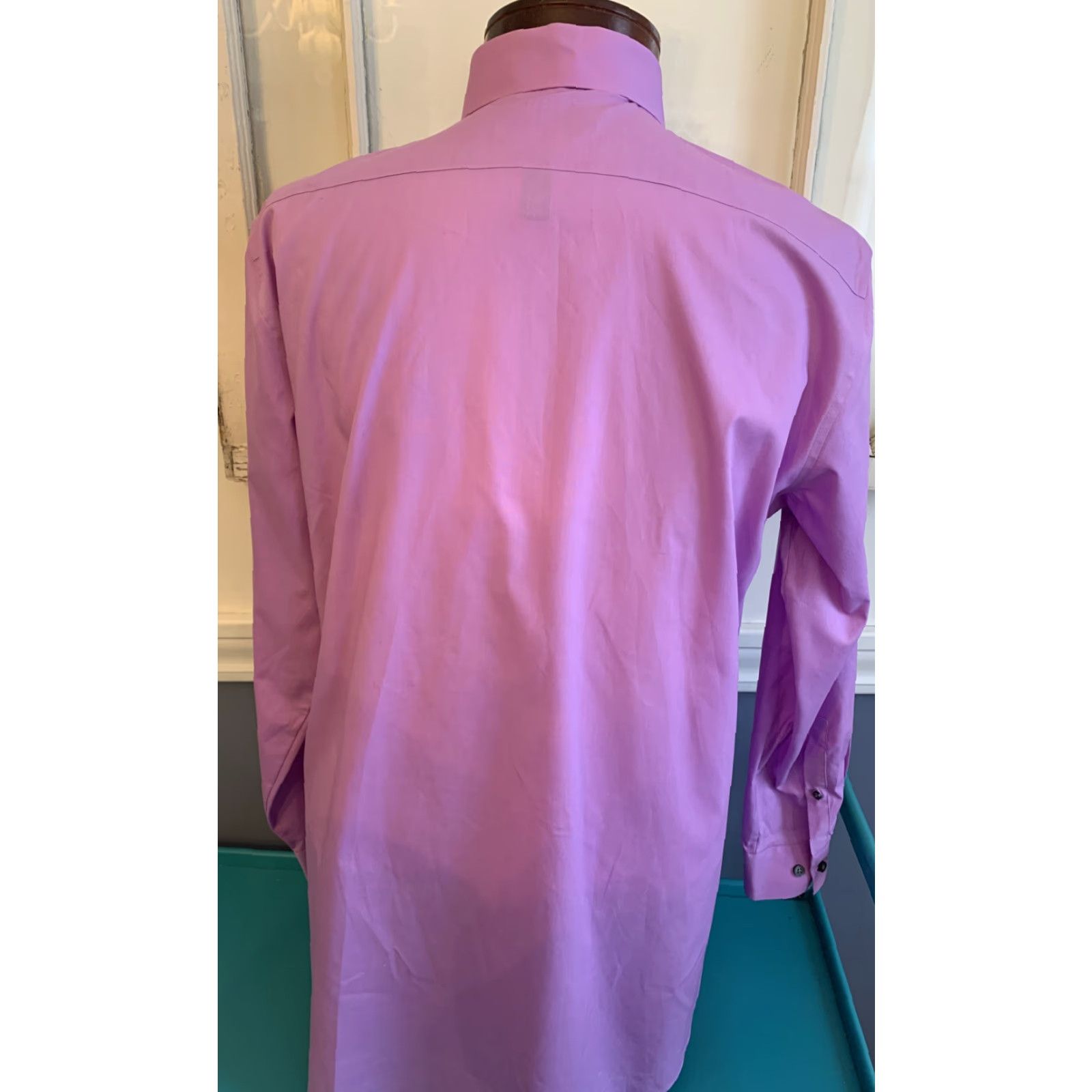 Vintage J.Ferrar Slim Men's Large Light Purple Button Down Shirt Size US L / EU 52-54 / 3 - 4 Thumbnail