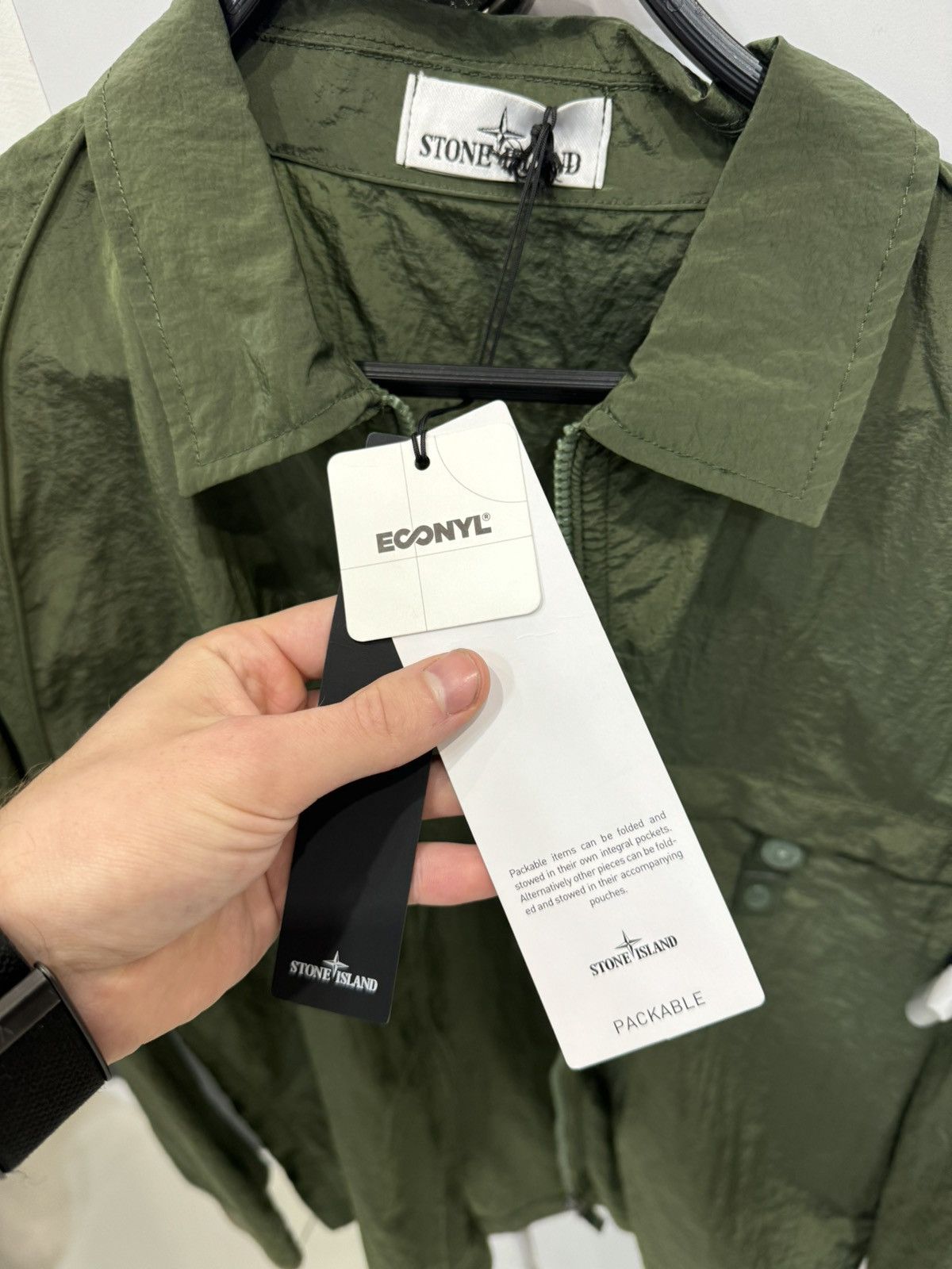 Stone Island Stone island nylon metal jacket zip overshirt Size US L / EU 52-54 / 3 - 3 Thumbnail