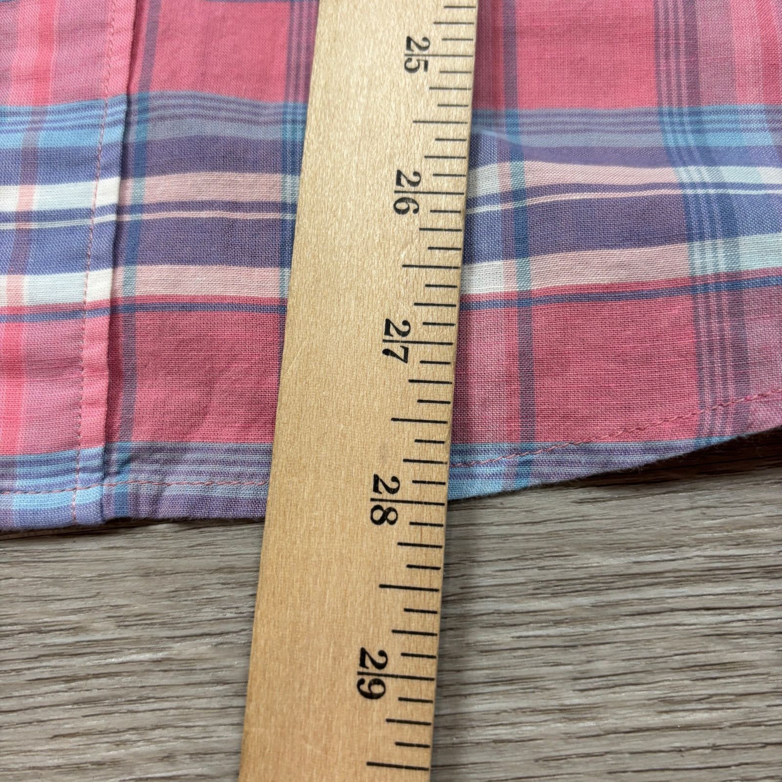 Faherty Faherty Cloud Summer Cotton Linen Blend Plaid Shirt Men's S Size US S / EU 44-46 / 1 - 6 Thumbnail