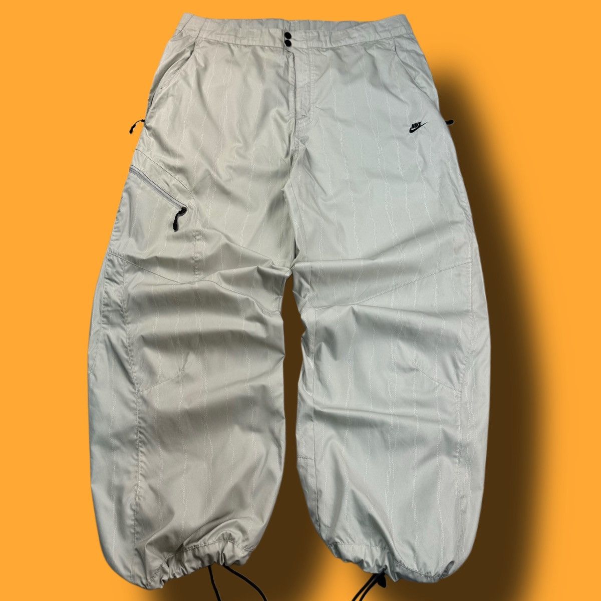 Nike × Vintage NIKE VINTAGE BASIC LOGO OVERSIZE BAGGY PANTS Size US 34 / EU 50 - 1 Thumbnail