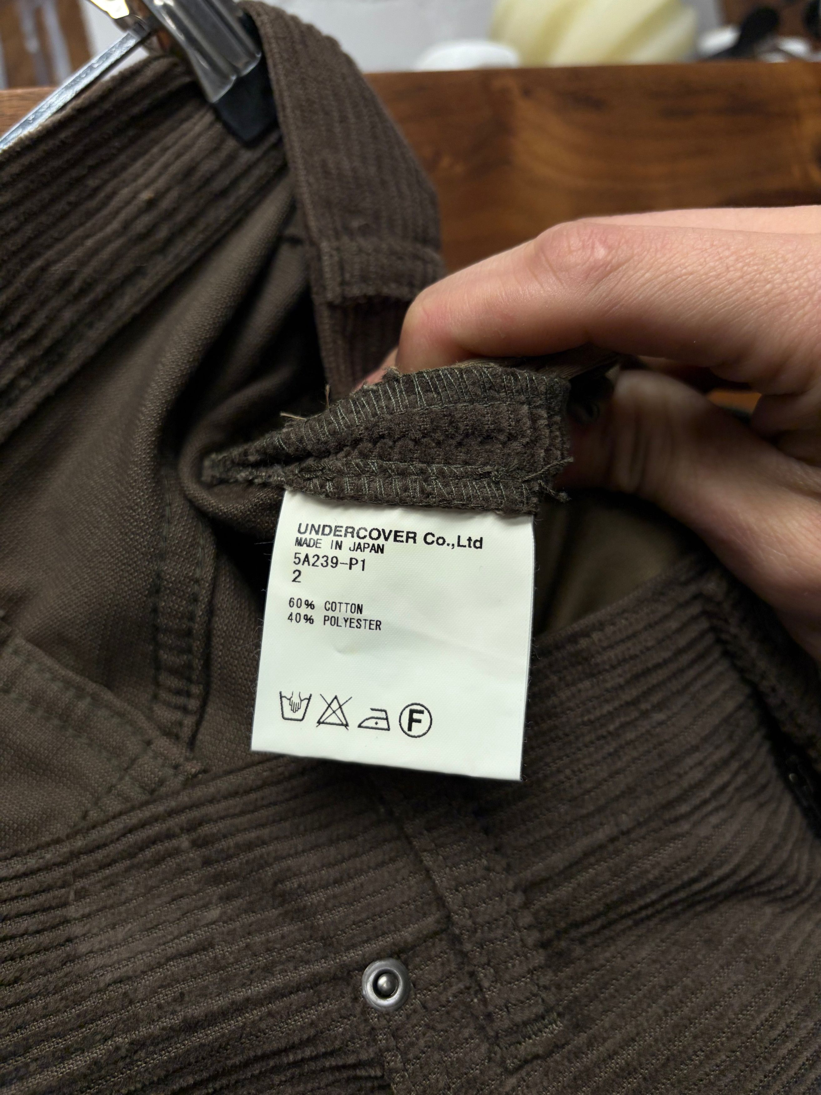 Undercover AW2005 Undercover ‘Arts & Crafts’ Faded Brown Corduroy Denim Size US 30 / EU 46 - 5 Thumbnail