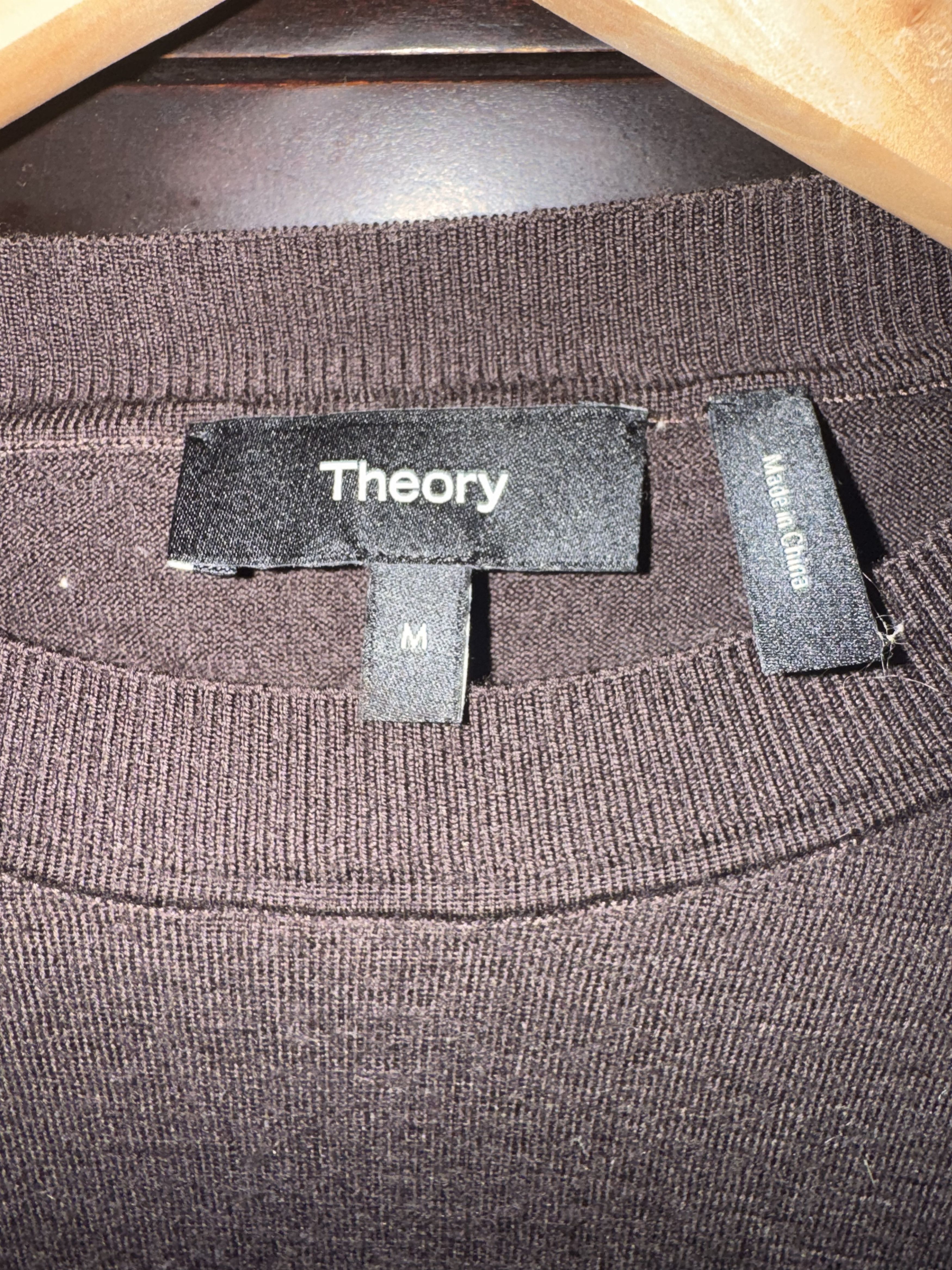 Theory Theory Dark Brown Light Sweater. US M. No Defects Size US M / EU 48-50 / 2 - 2 Thumbnail