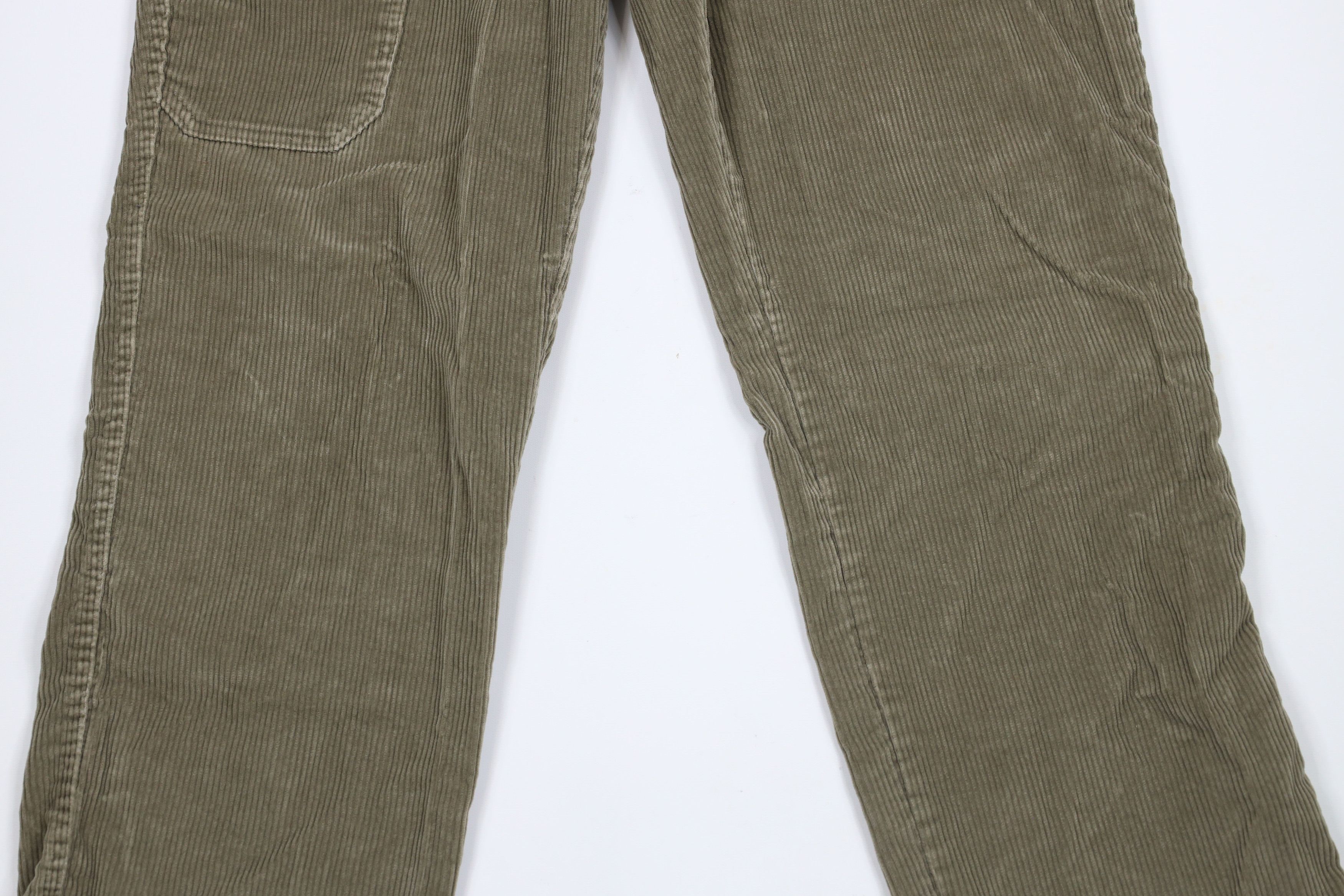 Lands' End × Vintage Vintage 90s Lands End Wide Leg Cargo Pants Green USA Size US 38 / EU 54 - 3 Thumbnail