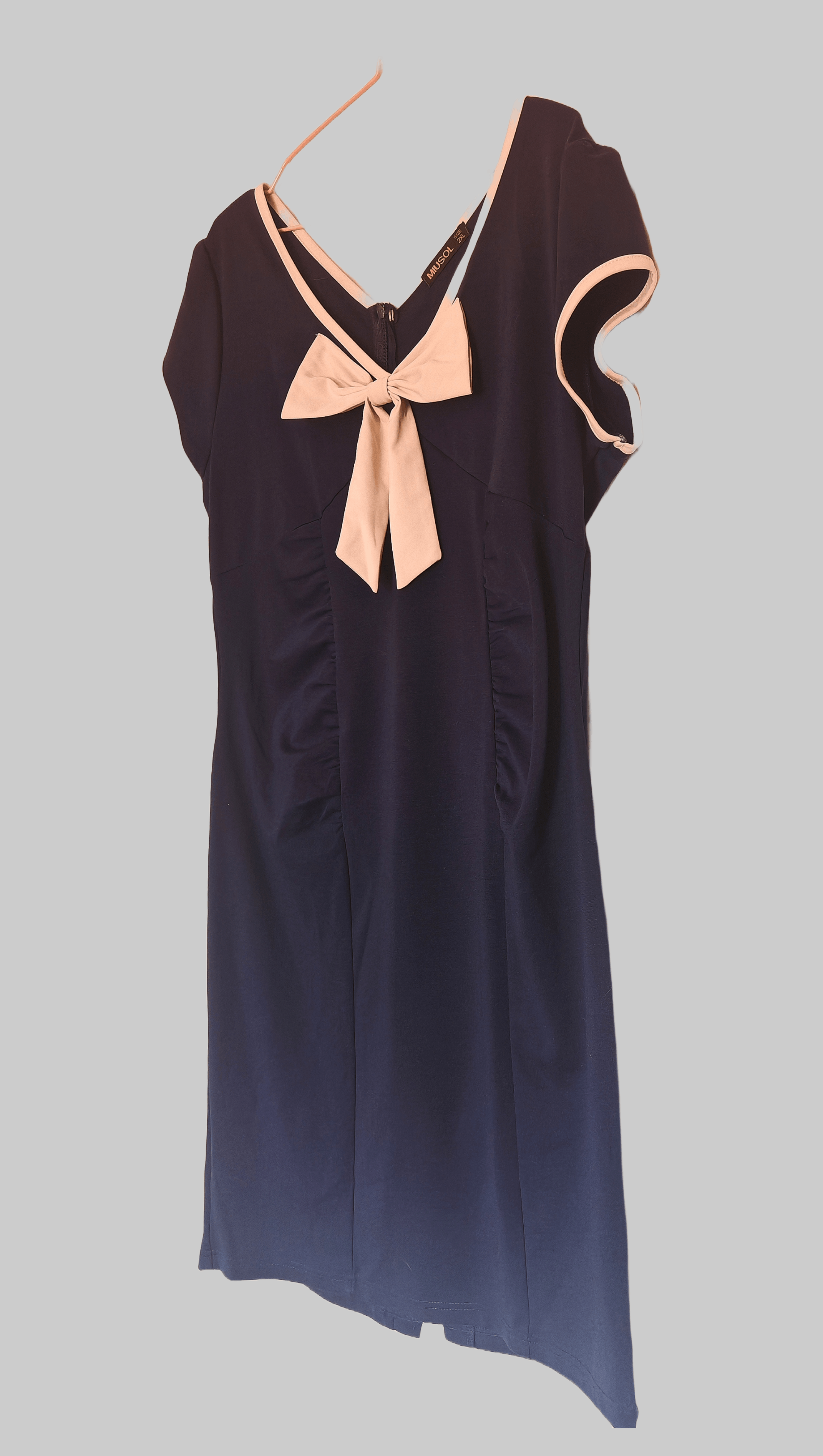 Other Miusol Plus Size Retro Sailor Collar Bowknot Dress 2XL Size XXL / US 16-18 / IT 52-54 - 1 Thumbnail