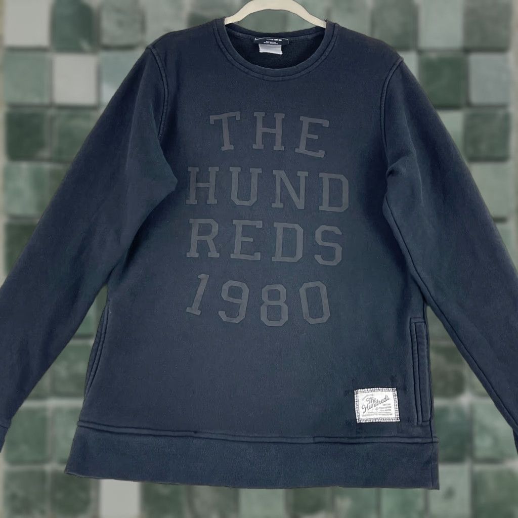 The Hundreds The Hundreds Black Crew Neck Pullover Sweater Mens Large Knit Long Sleeve Cotton Size US L / EU 52-54 / 3 - 1 Thumbnail