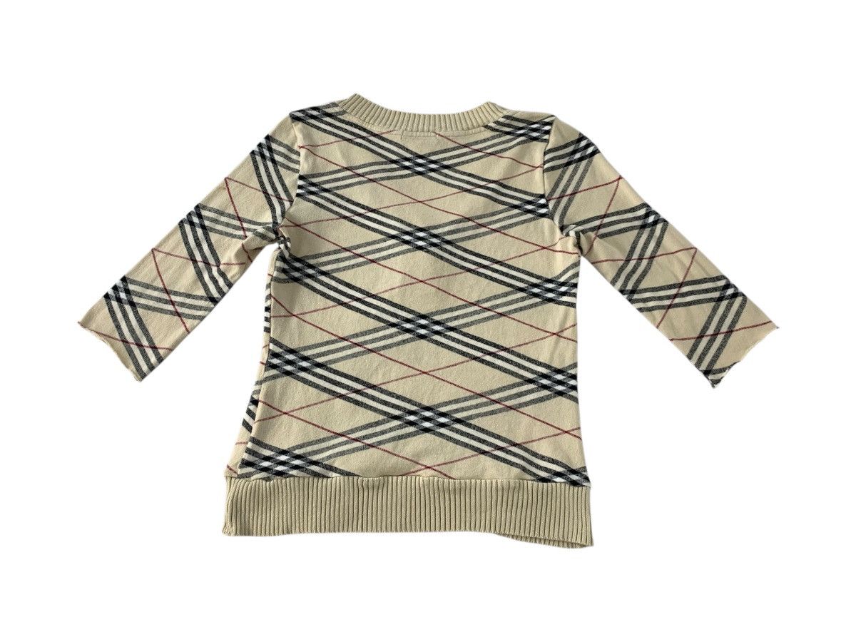 Burberry Hype Burberry London Nova Checked Monogram Knitwear Sweater Size XS / US 0-2 / IT 36-38 - 2 Thumbnail