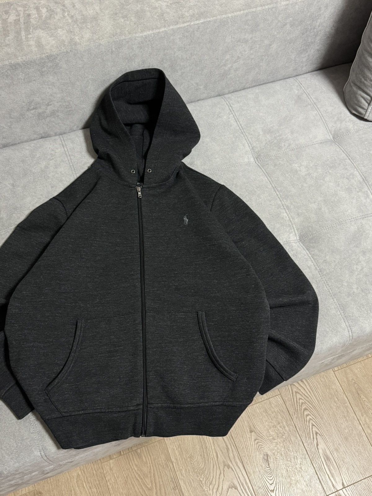 Polo Ralph Lauren × Vintage Polo Ralph Lauren gray zip hoodie men’s size L Xl Size US XL / EU 56 / 4 - 4 Thumbnail