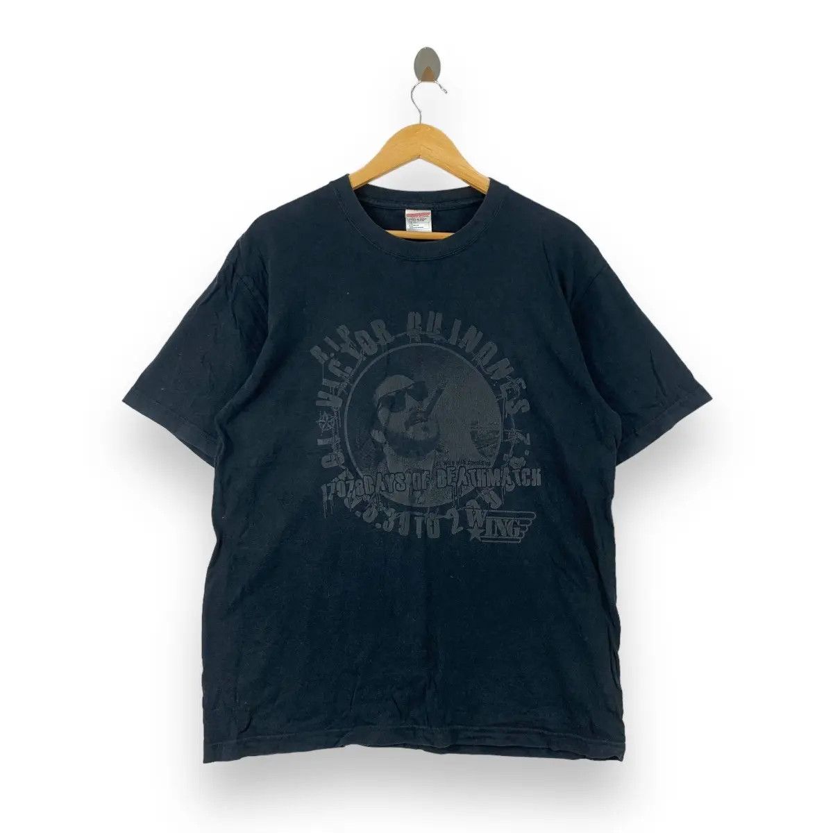 Vintage Vintage VICTOR QUINONES WRESTLING Promoter Tee Shirt Size US L / EU 52-54 / 3 - 1 Thumbnail