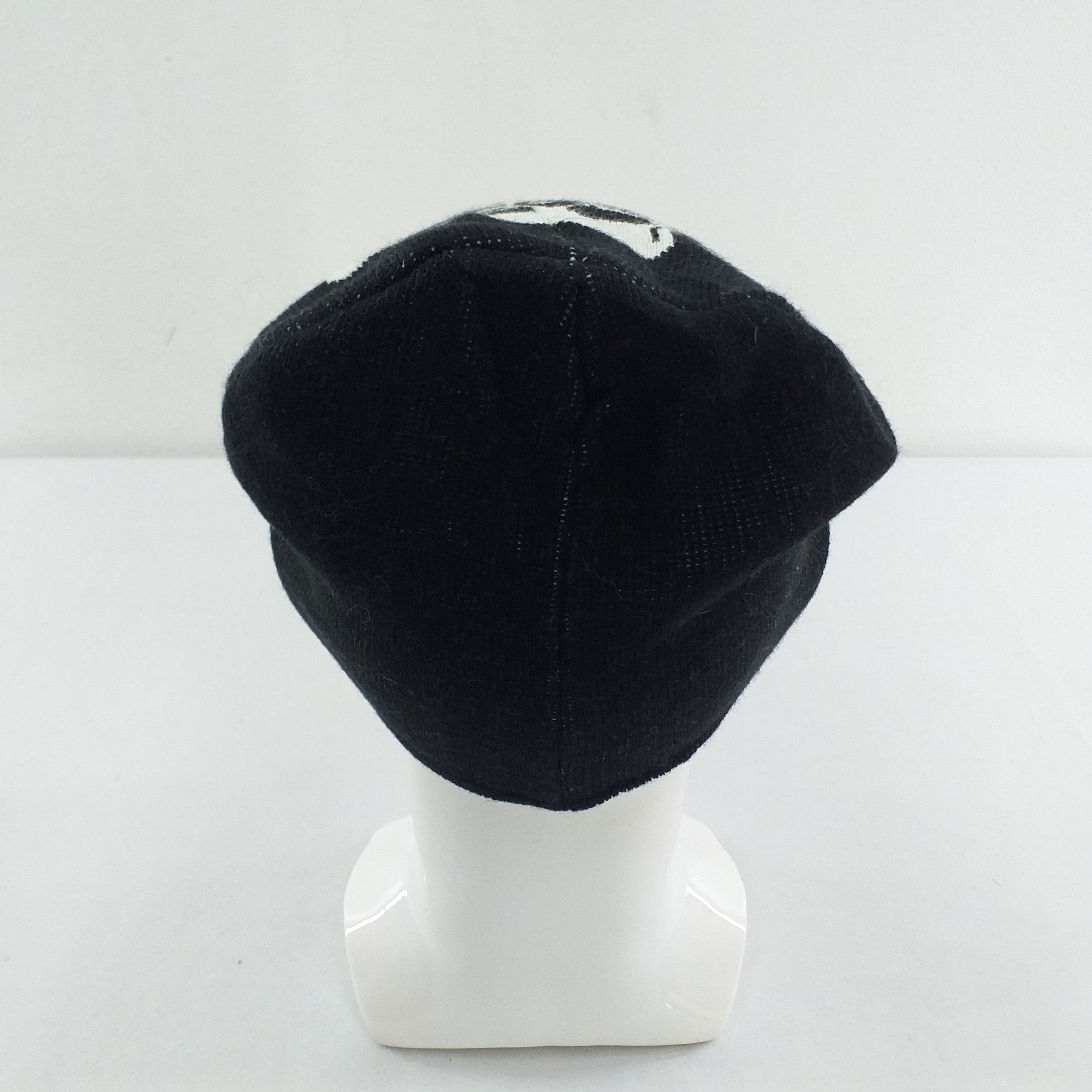 Japanese Brand White Skulls Printed Snow Cap Beanie Hat BN022 Size ONE SIZE - 2 Thumbnail