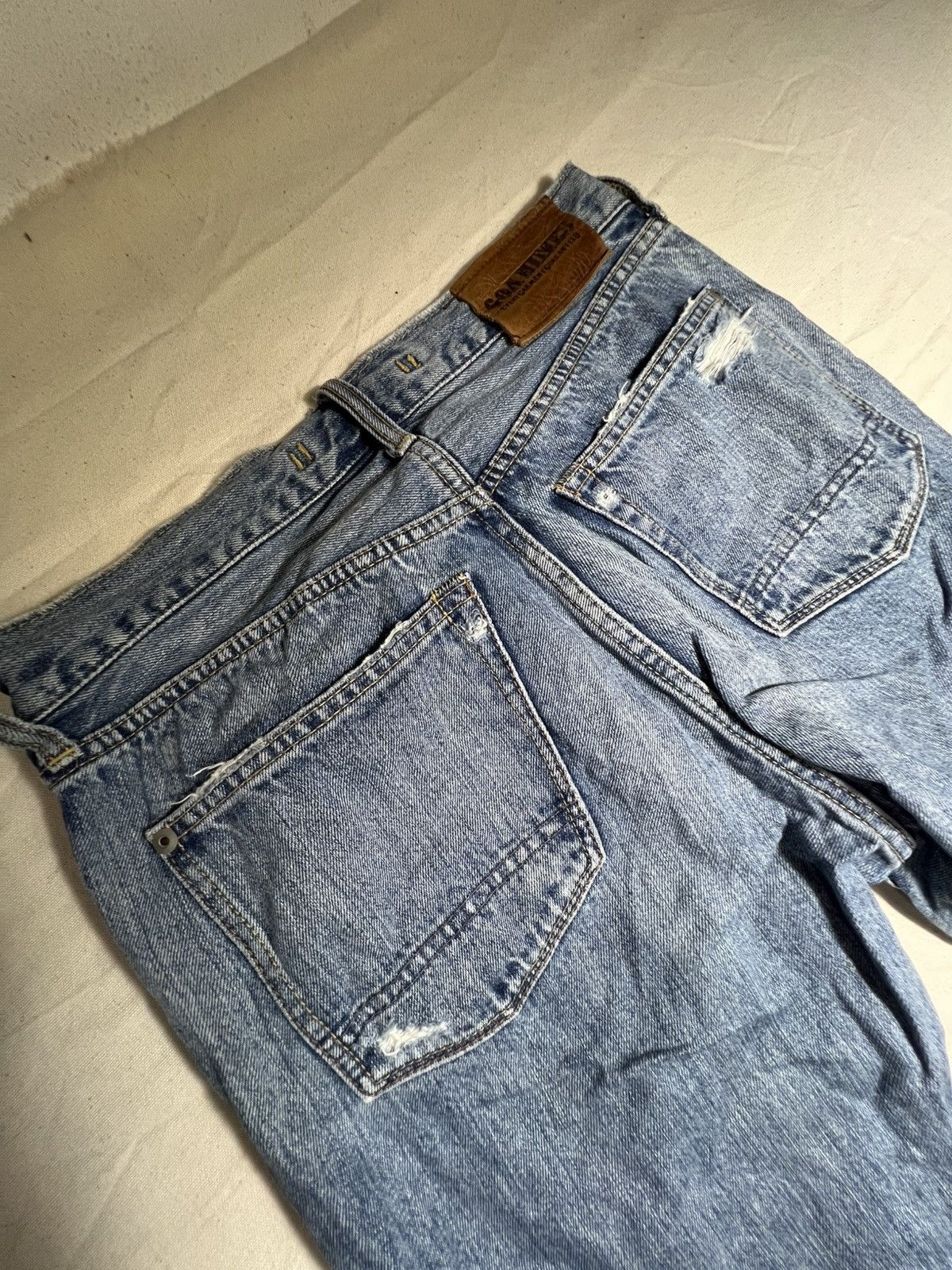 GOA Vintage Goa Selvedge Distressed Denim Size US 31 - 13 Thumbnail