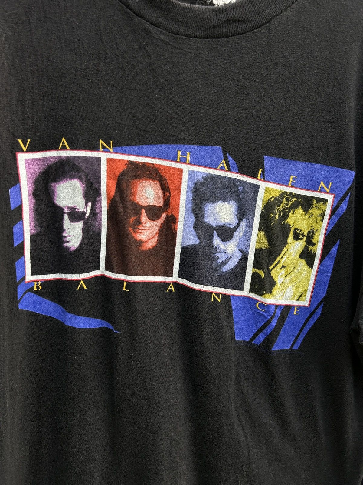 Band Tees 90s Vintage Van Halen Balance 1995/96 American Tour T-Shirt Size US XL / EU 56 / 4 - 2 Thumbnail