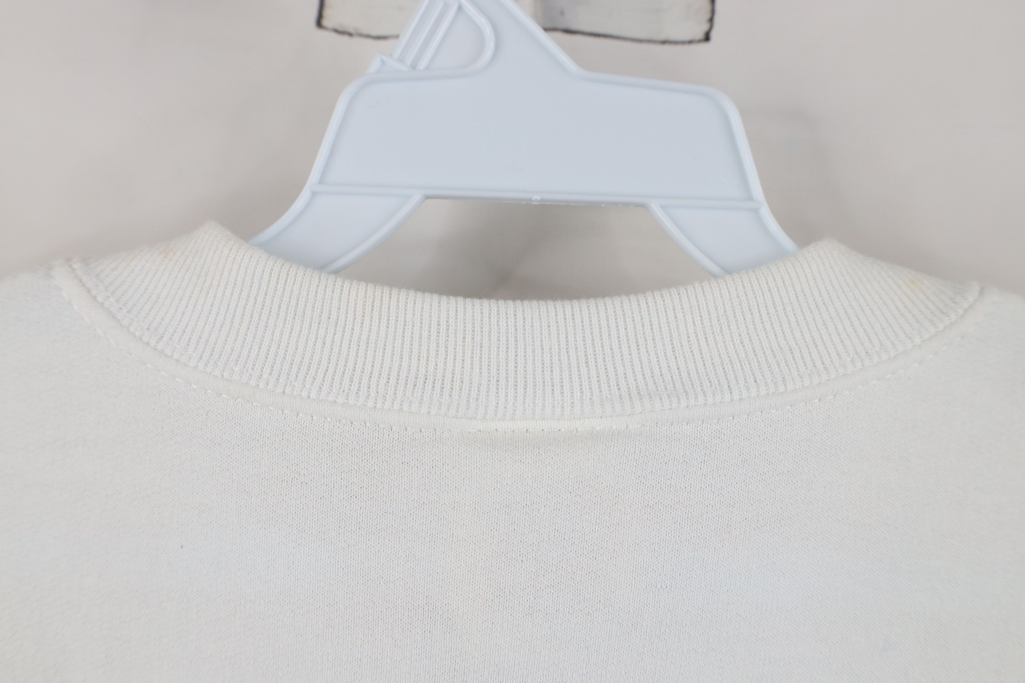 Vintage Deadstock Vintage 90s Streetwear Crewneck Sweatshirt White Size US L / EU 52-54 / 3 - 10 Thumbnail