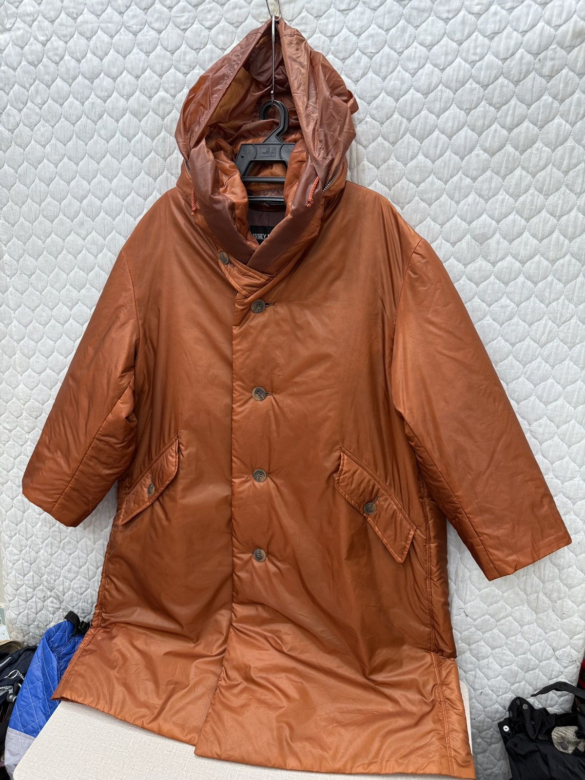 Issey Miyake 🔥🔥🔥ARCHIVE AW94 VTG ISSEY MIYAKE LONG PUFFER HOODIE JACKET Size US M / EU 48-50 / 2 - 3 Thumbnail