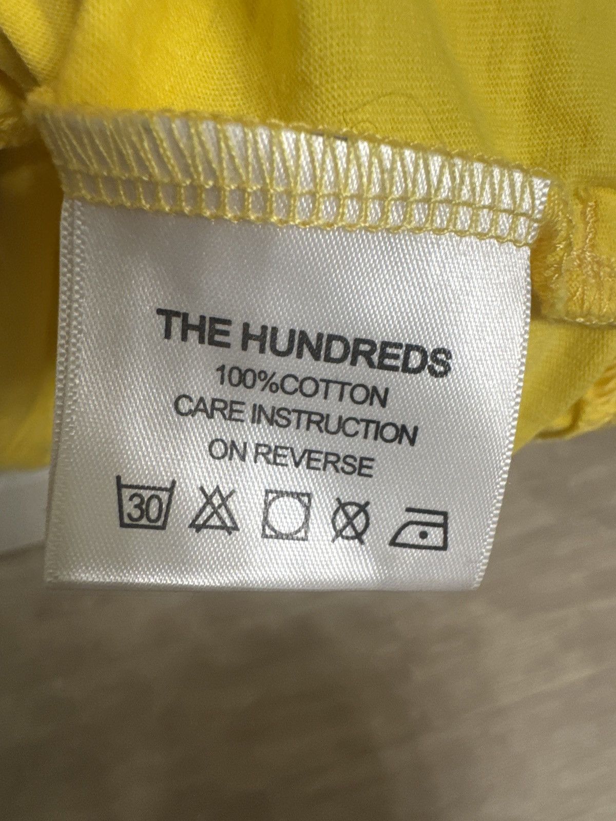 The Hundreds The Hundreds Fight Back Yellow Hooded Longsleeve Size US XL / EU 56 / 4 - 7 Thumbnail