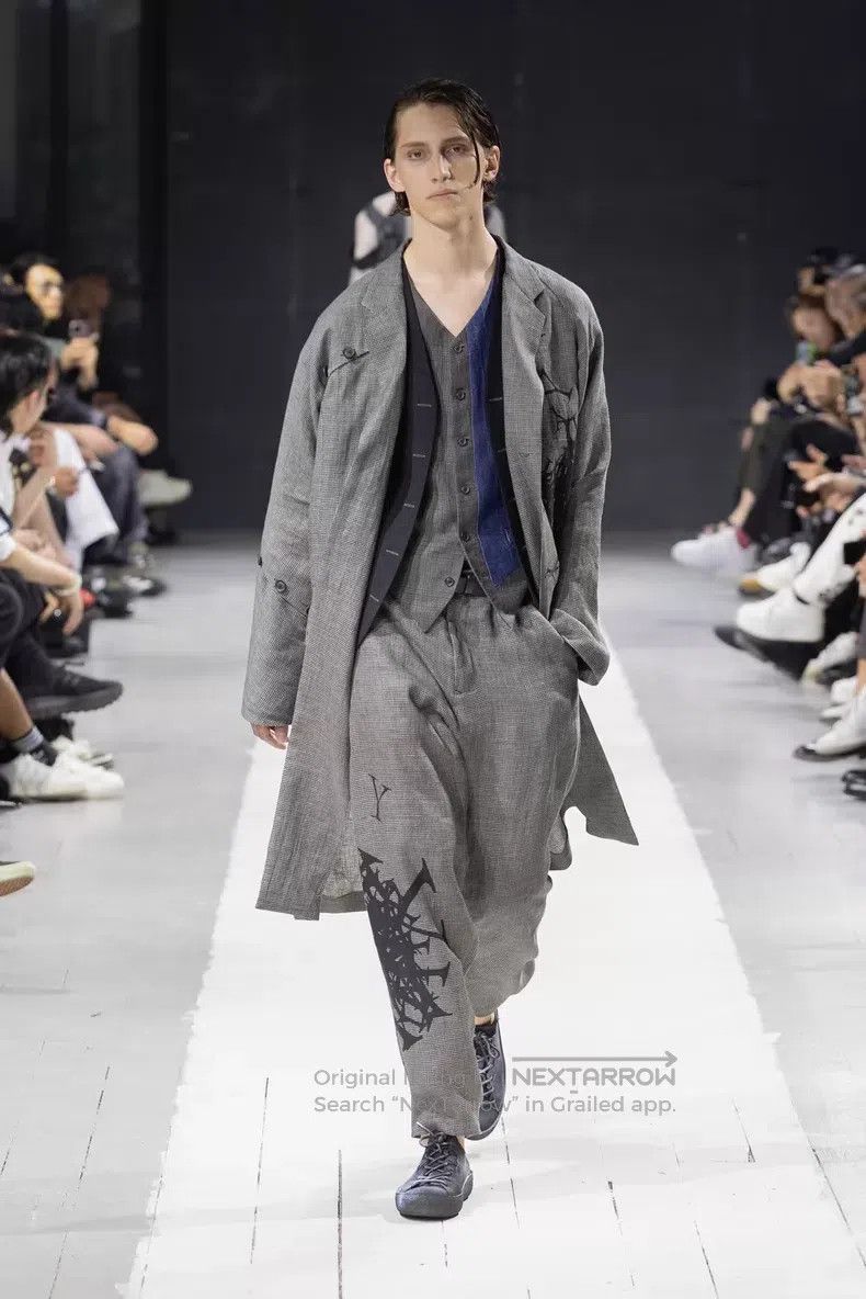 Yohji Yamamoto Yohji Yamamoto 24 SS houndstooth monogram coat Size US M / EU 48-50 / 2 - 3 Thumbnail