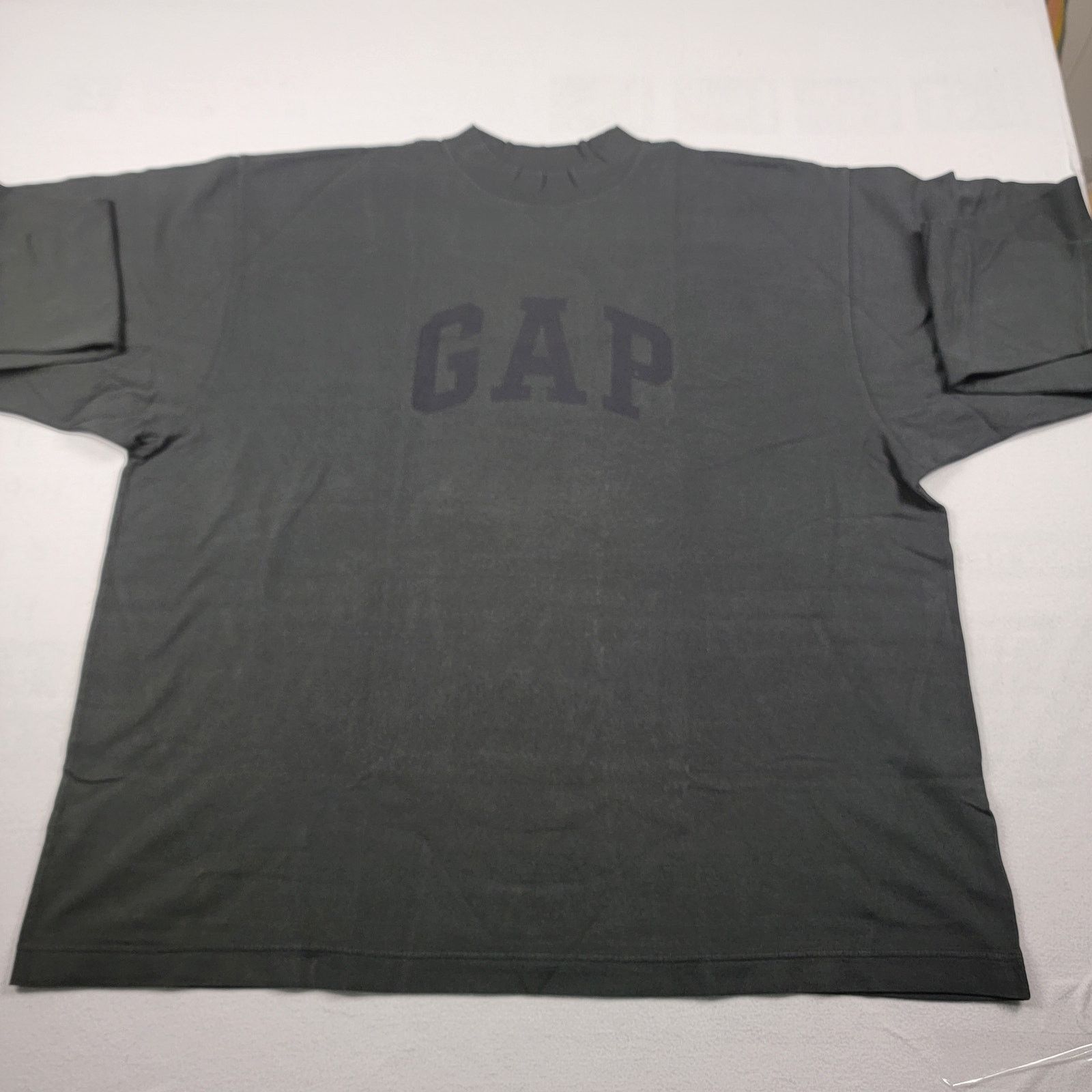 Yeezy Yeezy x GAP Dove Long Sleeve Black T-Shirt Men's XL(706-708) Size US XL / EU 56 / 4 - 1 Thumbnail