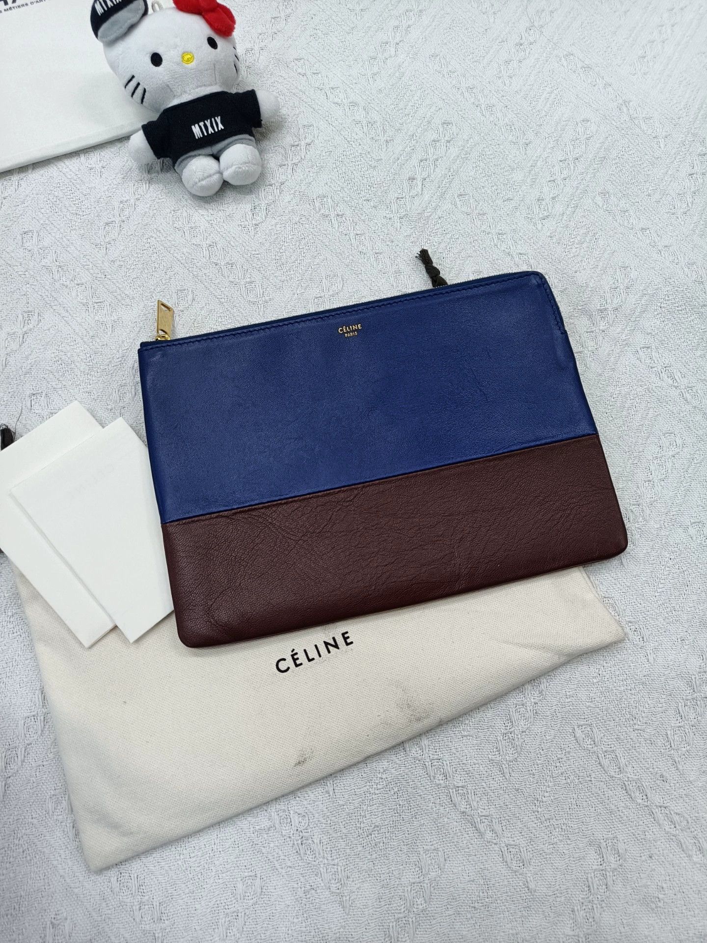 Celine Celine Colorblock Clutch 25x17.5 2011 w/dust bag & receipt Size ONE SIZE - 1 Thumbnail