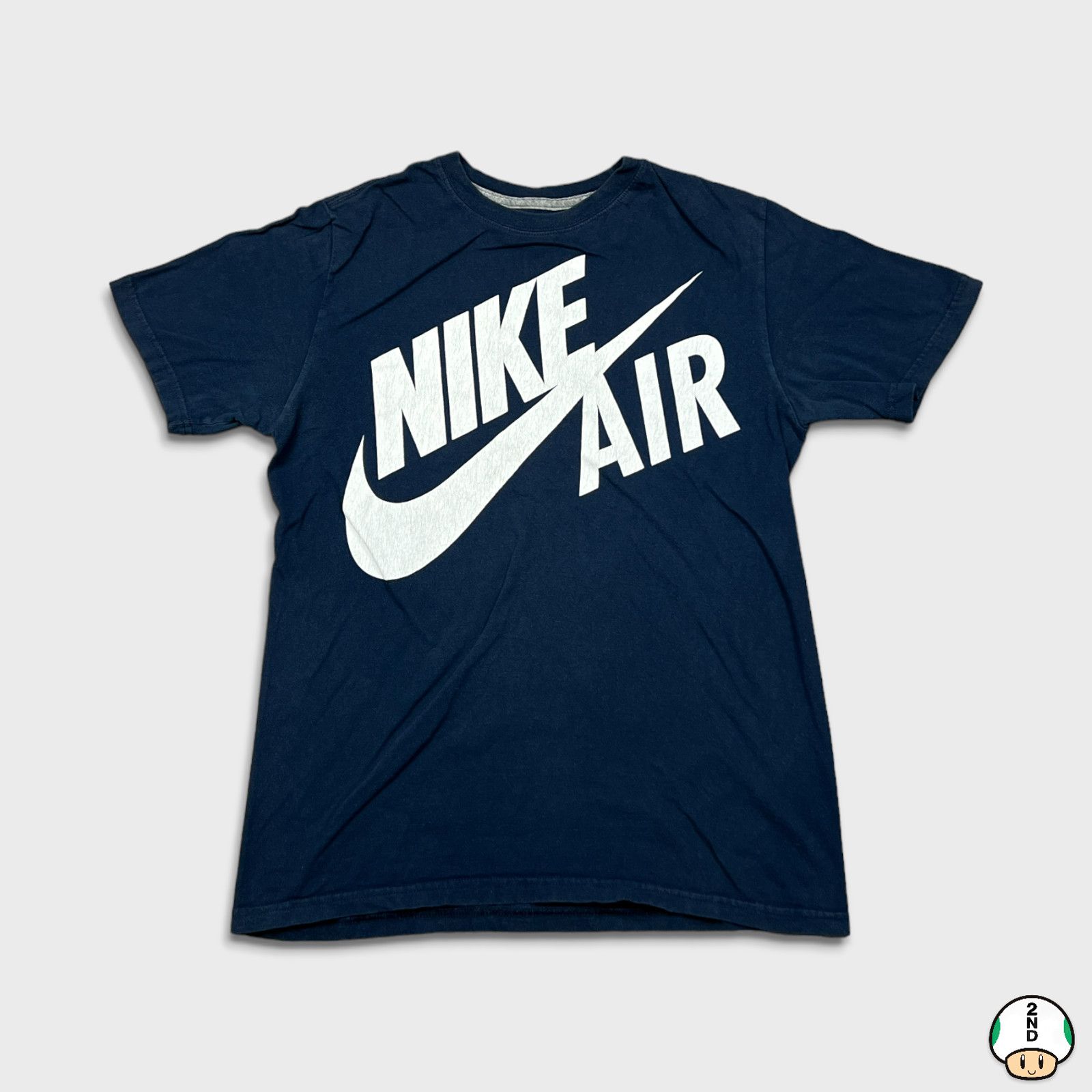 Nike × Vintage Nike Air T Shirt Medium Sportswear Big Swoosh Regular Tee Size US M / EU 48-50 / 2 - 1 Thumbnail