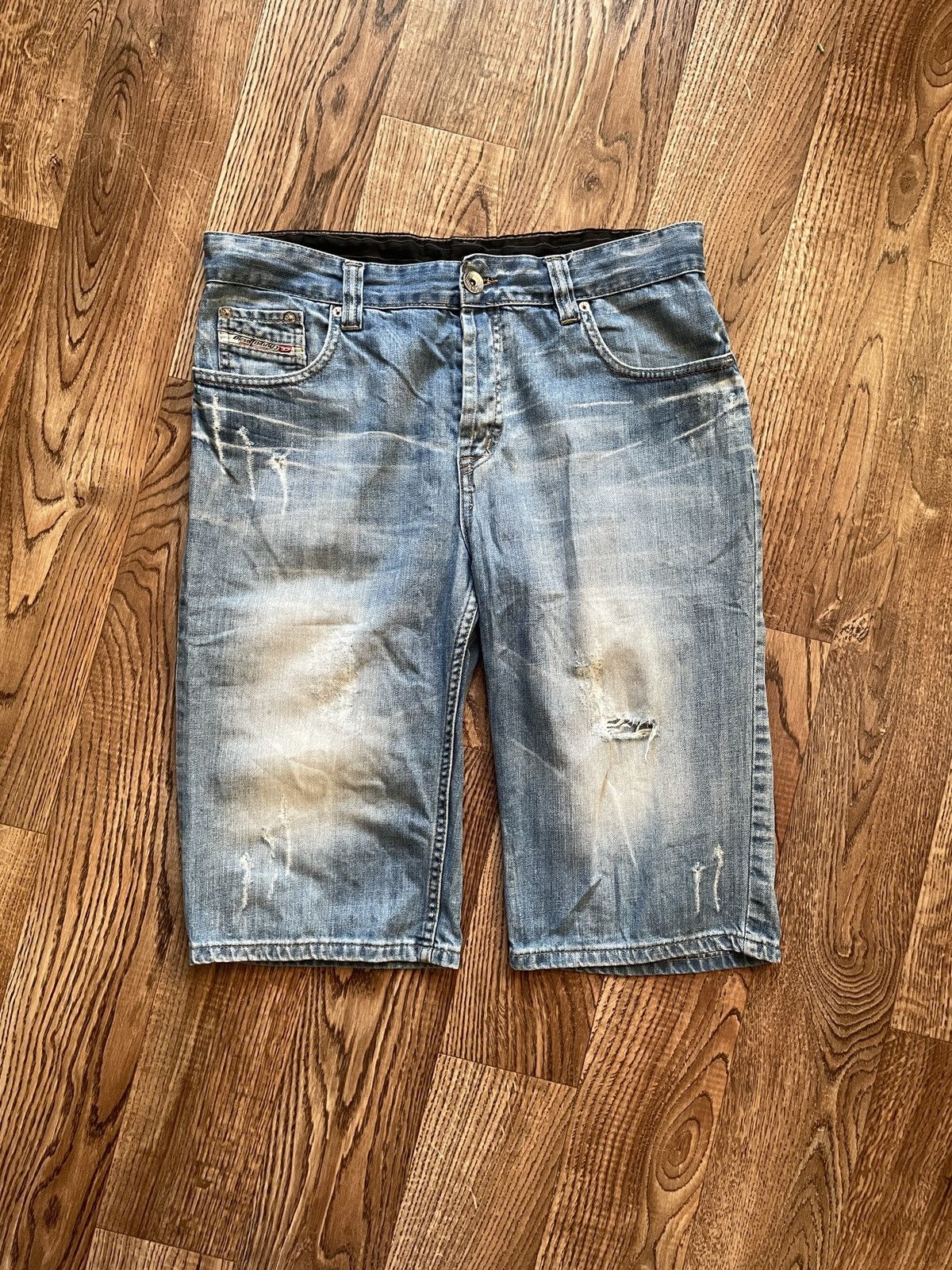 Diesel Diesel vintage Shorts Big logo Oldmoney style Streetwear y2k Size US 33 - 3 Thumbnail