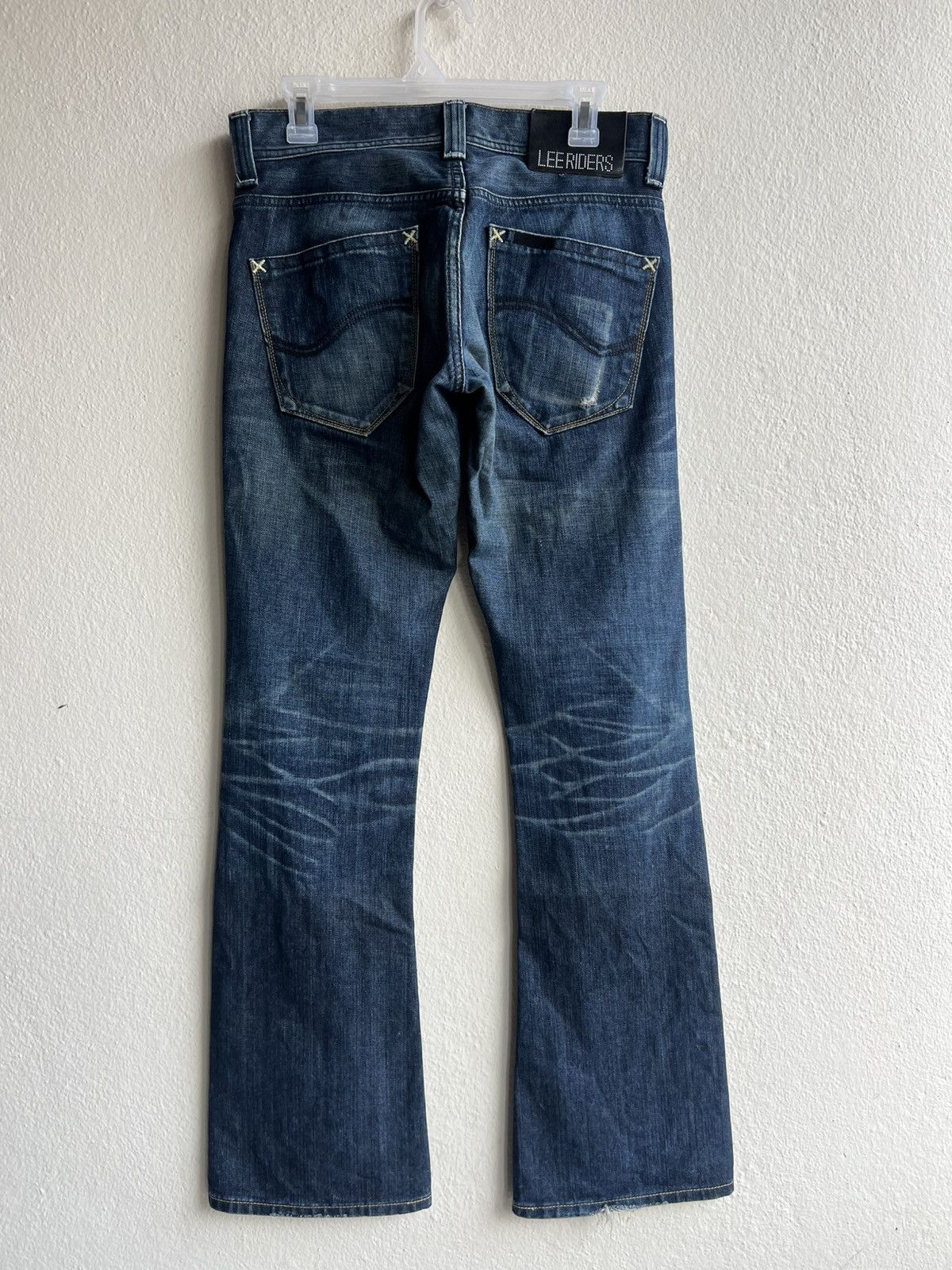 Lee Vintage Y2K Lee Riders Faded Denim Flare Jeans Size US 30 / EU 46 - 3 Thumbnail