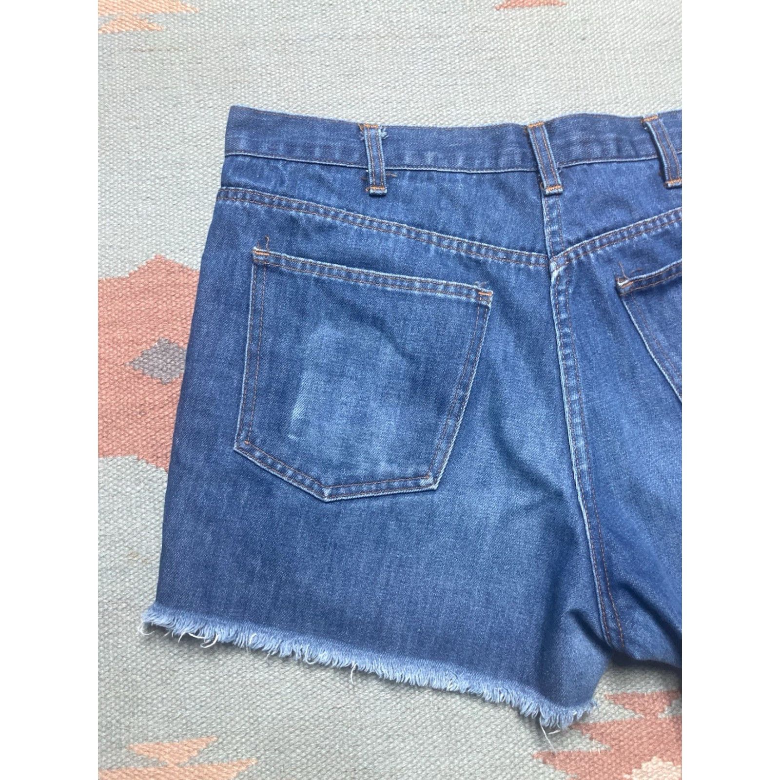 Sears VINTAGE Sears Jeans Shorts Cut Off Jorts 80s Denim 36 Mens Blue Size US 36 / EU 52 - 7 Thumbnail
