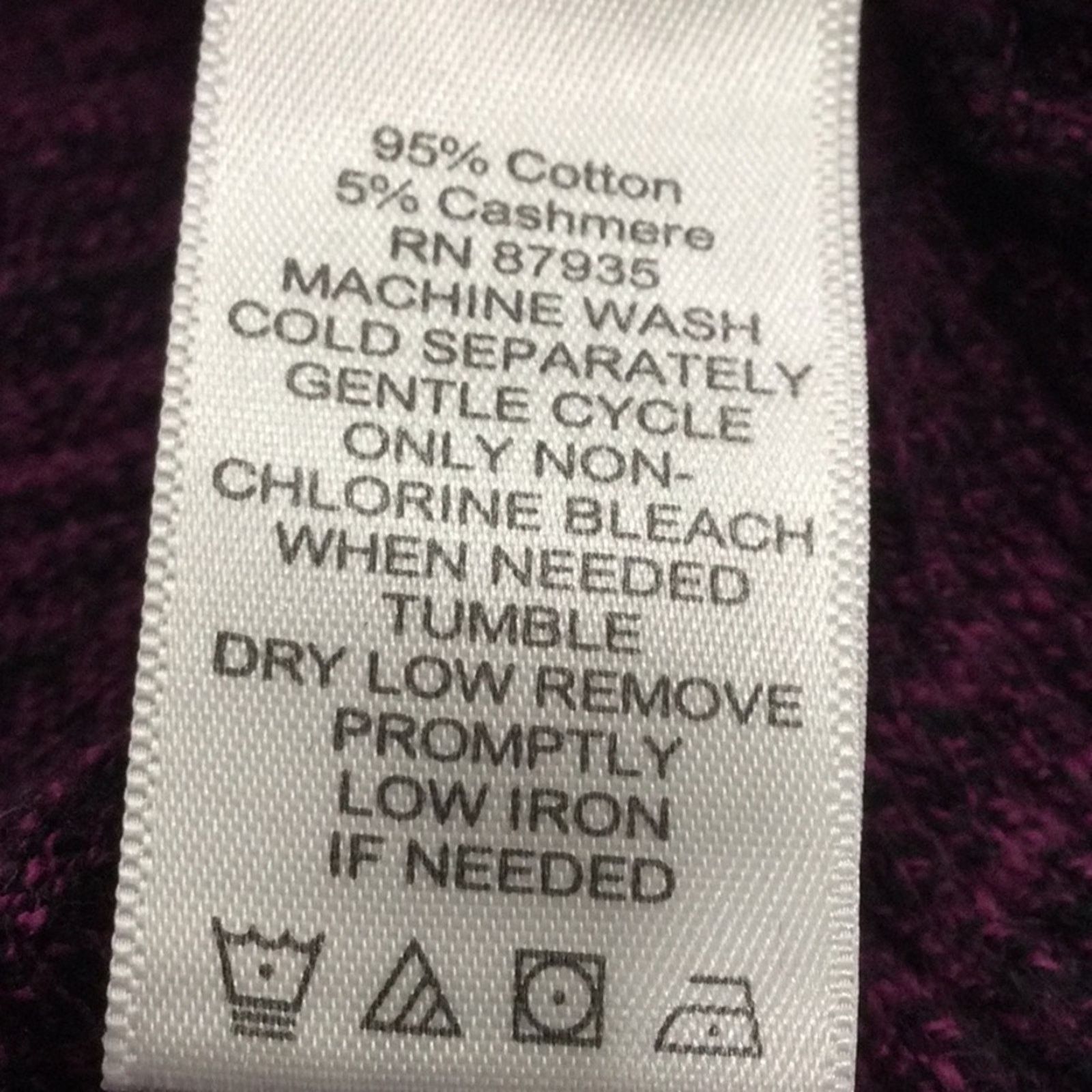 Other LOGO Lori Goldstein Purple Long Sleeve Pockets Sweater M Size M / US 6-8 / IT 42-44 - 13 Thumbnail