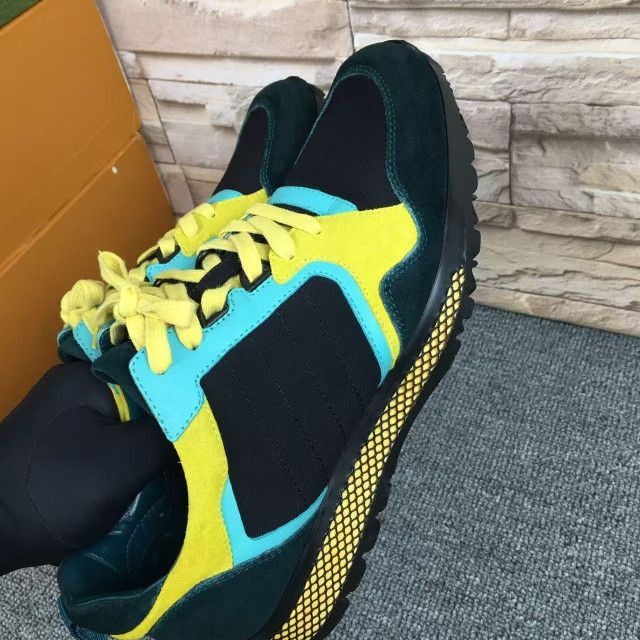 Gucci Gucci Suede Panel Low-Top Running Shoes for Men - Size US 8 / EU 41 - 6 Thumbnail