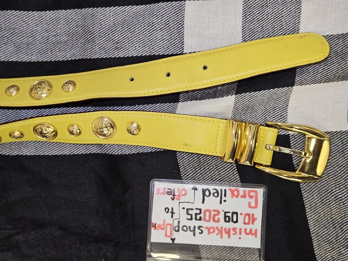 Versace Rare collection Gianni Versace belt gold Medusa 80s Size ONE SIZE - 7 Thumbnail