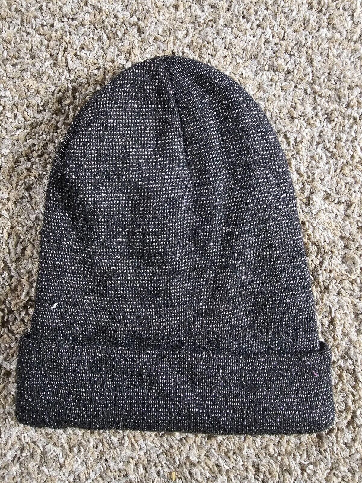 Designer Black Unisex Winter Hat Beanie Wool Blend Unknown Mascot Size ONE SIZE - 3 Thumbnail