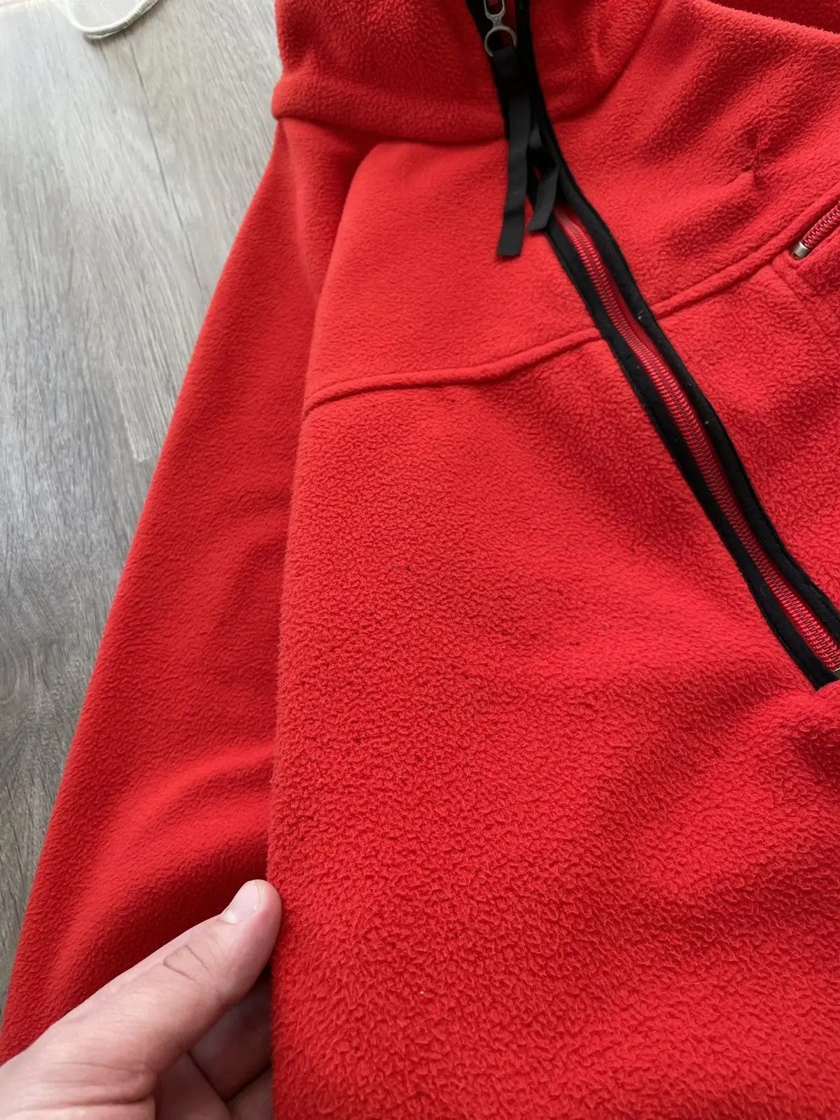 Nike × Nike ACG × Vintage Vintage Nike ACG Fleece Jacket Red Y2K big Logo Size US M / EU 48-50 / 2 - 4 Thumbnail