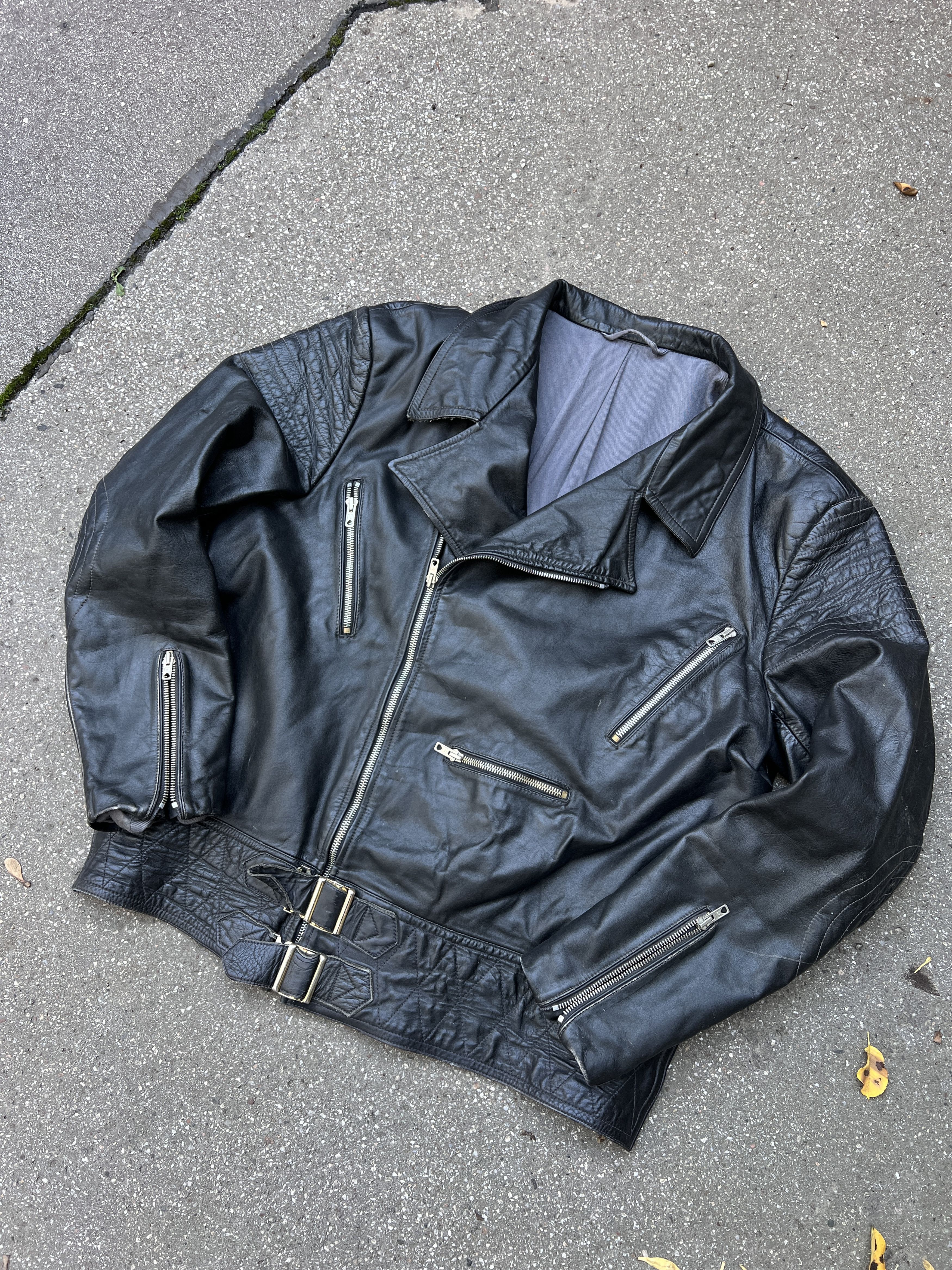Hysteric Glamour Vintage leather jacket rick owens balenciaga LGB style y2k Size US L / EU 52-54 / 3 - 7 Thumbnail