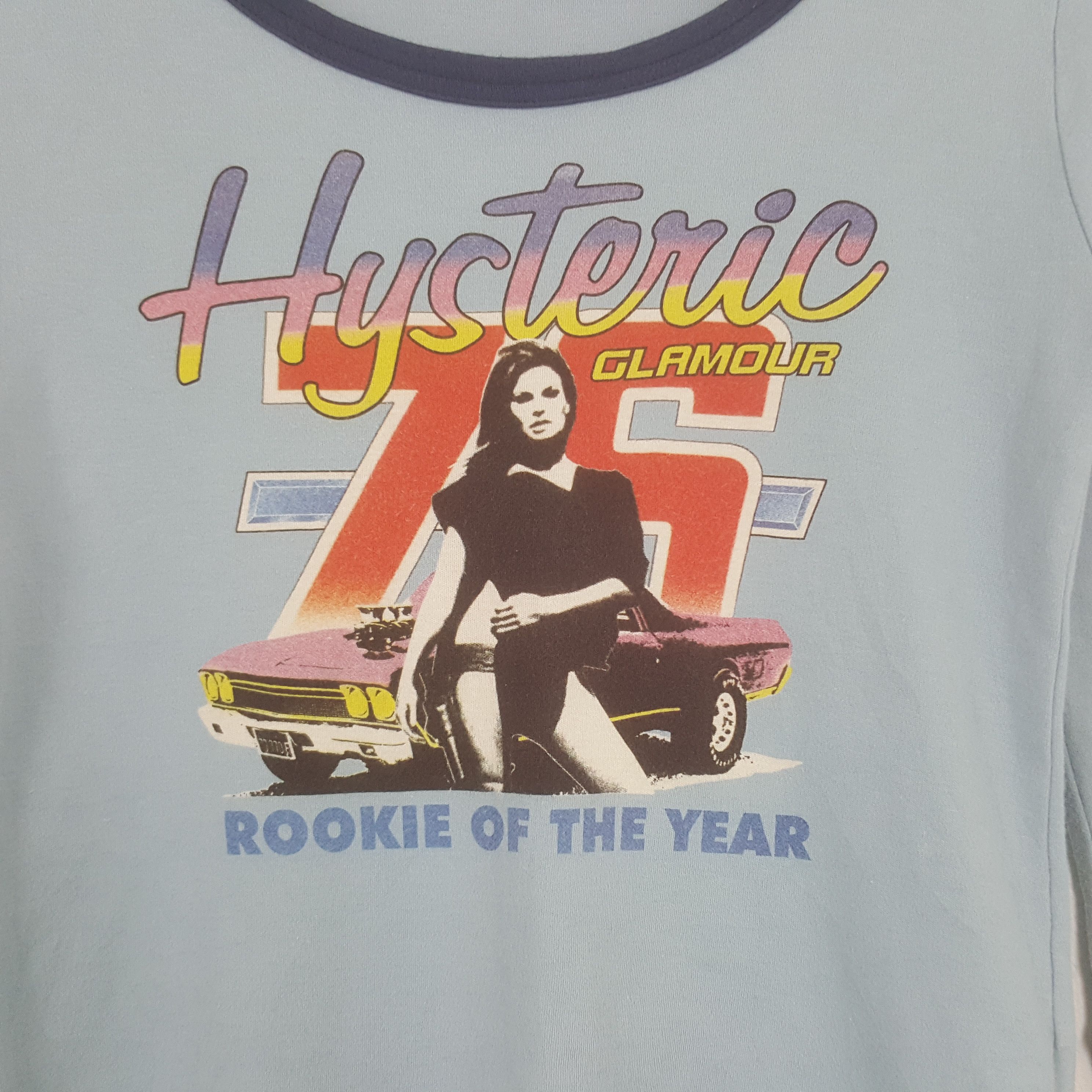 Vintage Hysteric Glamour Racing Style Long Sleeve Tshirt