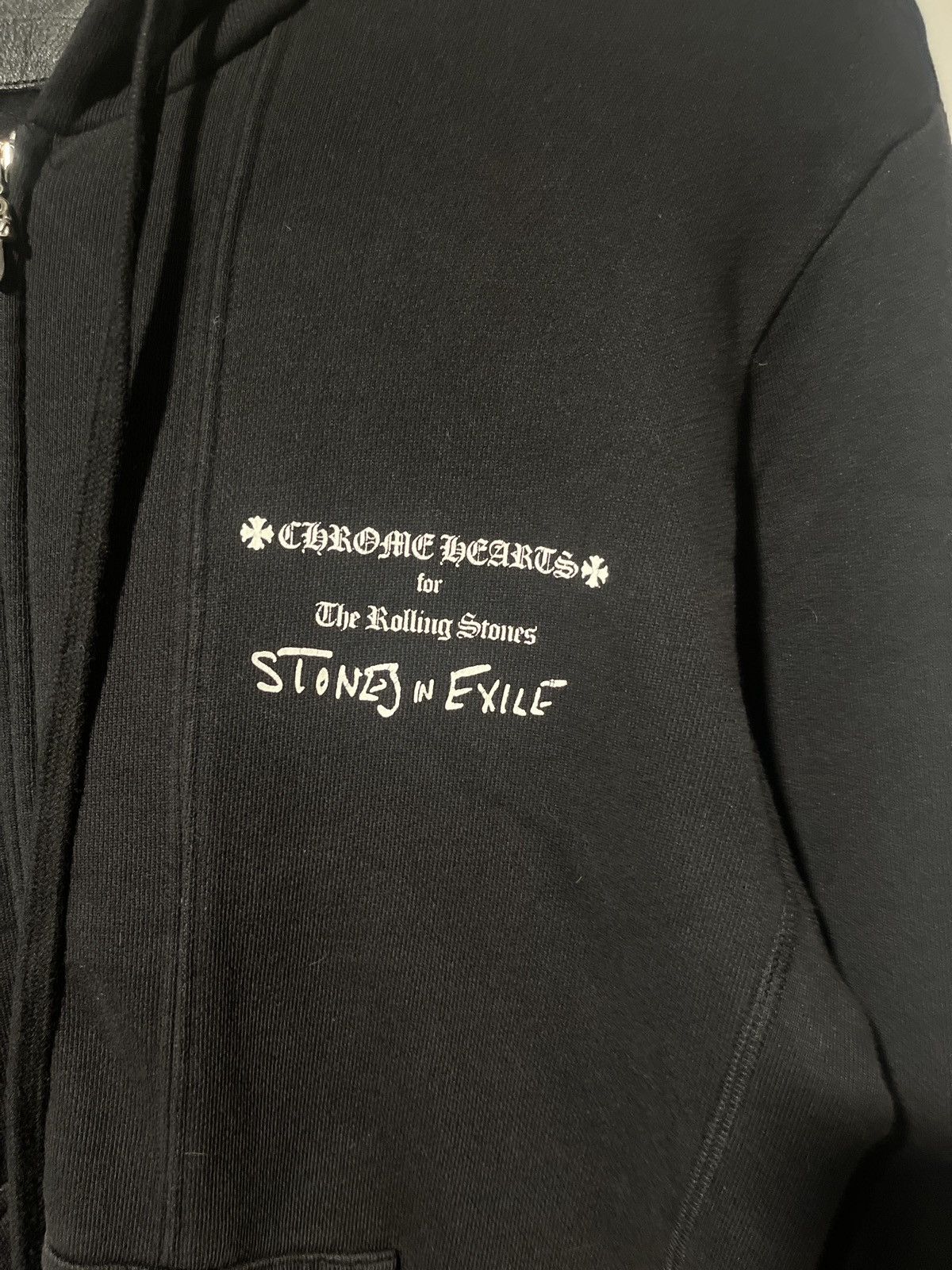 Chrome Hearts × The Rolling Stones Chrome Hearts x rolling stone stones in exile black zip up Size US M / EU 48-50 / 2 - 4 Thumbnail
