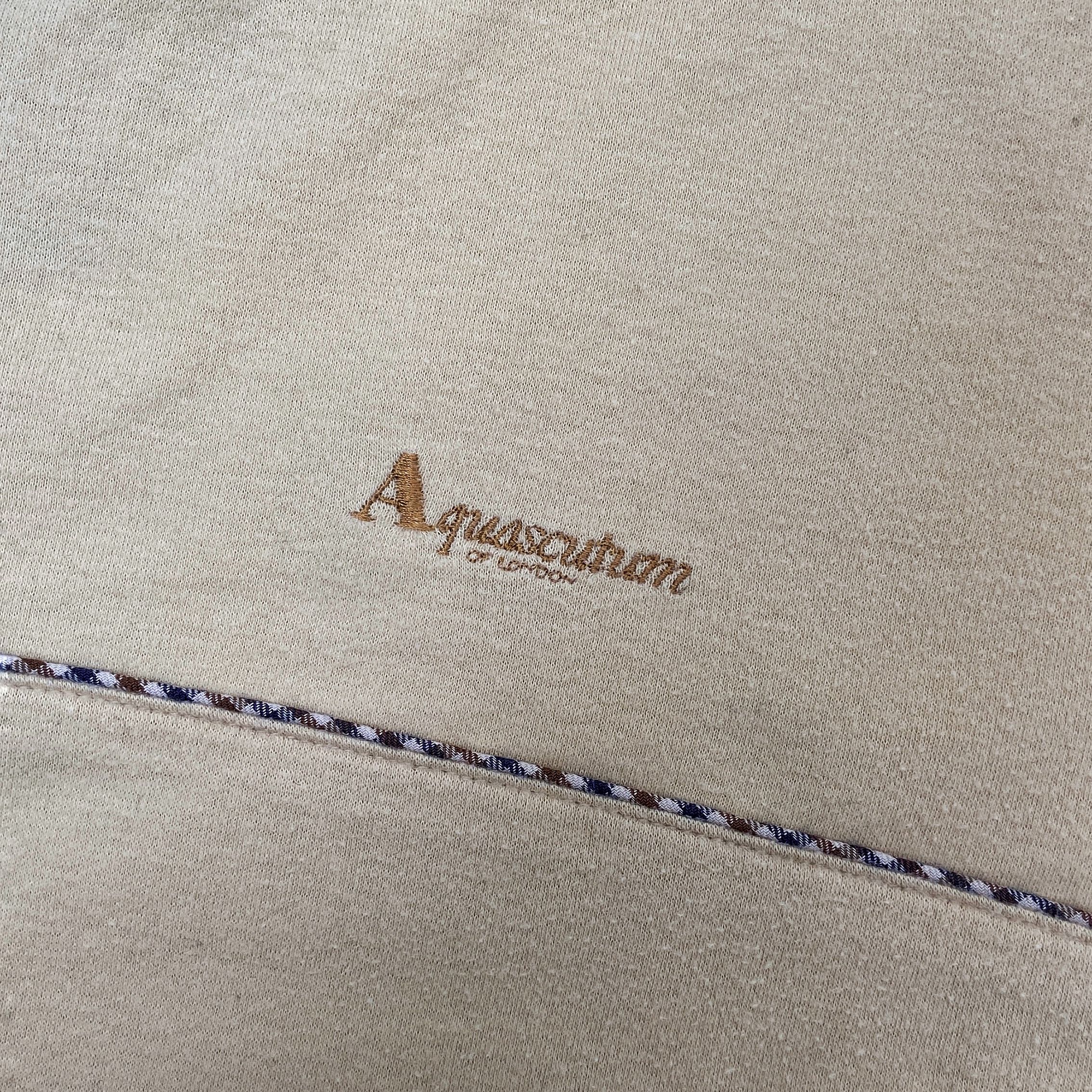 Aquascutum Aquascutum Beige Long Sleeve Tees T Shirt Size US S / EU 44-46 / 1 - 3 Thumbnail