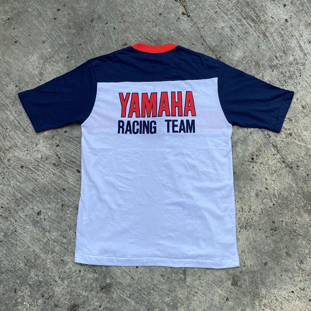 Yamaha Vintage 90s Yamaha Racing Team NOS T-Shirt Kenny Roberts Size US L / EU 52-54 / 3 - 17 Thumbnail