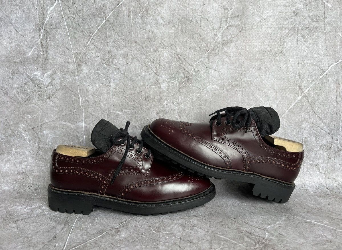 Prada PRADA FW 2009 Nylon Tongue Brogue Derby Shoes Leather Size US 8 / EU 41 - 4 Thumbnail