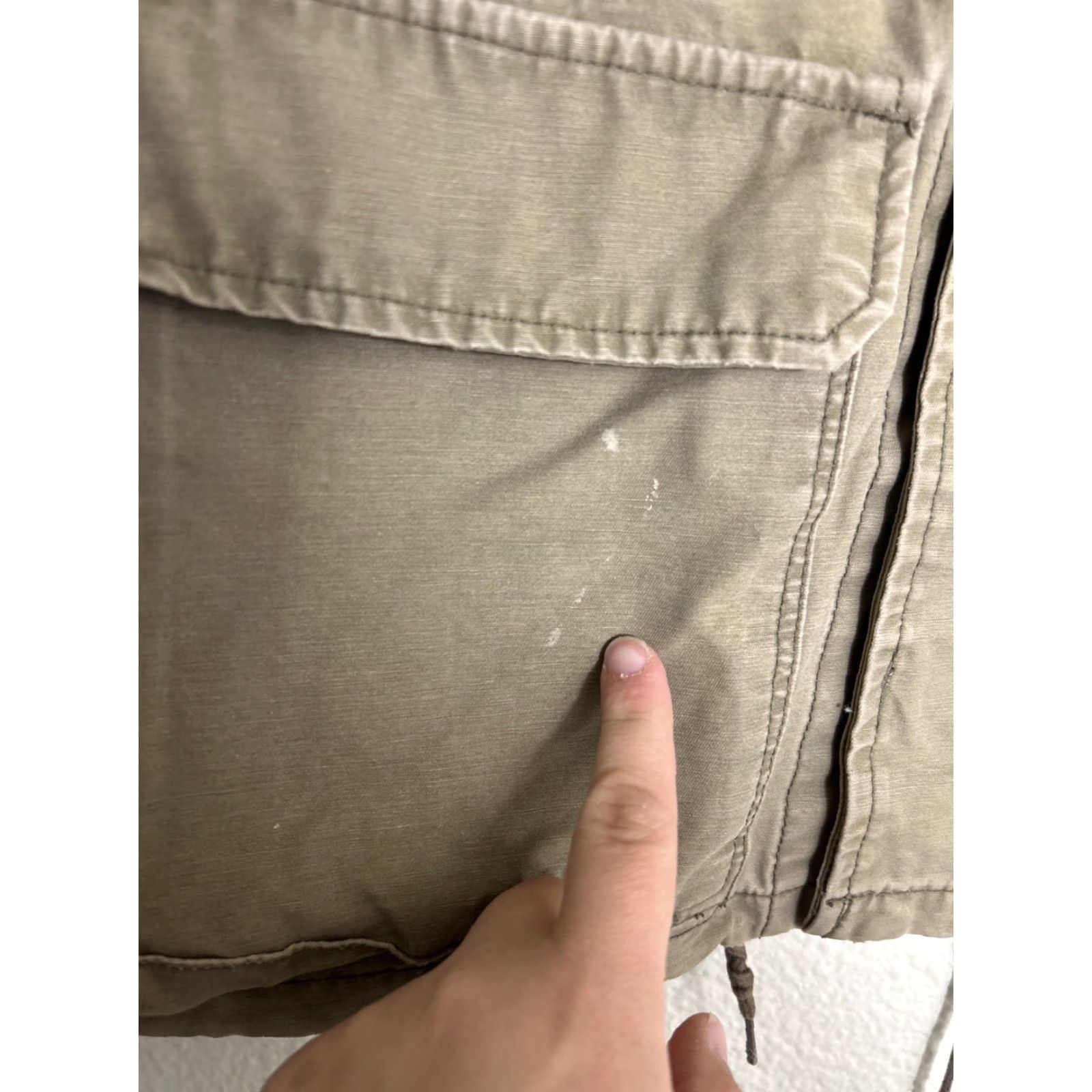 Obey VINTAGE Obey Womens Small Army Green Field Jacket Pocket Buttons Cinched Size S / US 4 / IT 40 - 6 Thumbnail