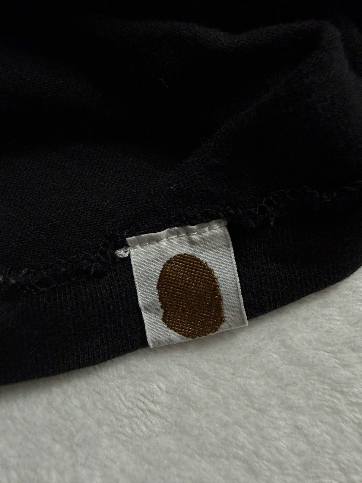 Bape Vintage 1999-2005 2000s 00s A Bathing Ape Bape Black T-shirt Size US M / EU 48-50 / 2 - 5 Thumbnail