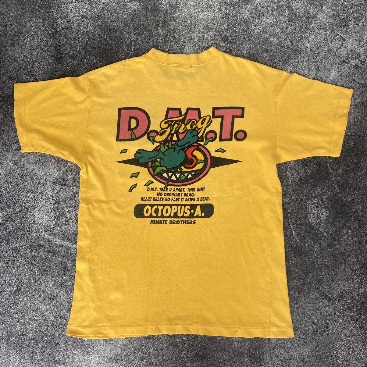 Japanese Brand Vintage Rare Octopus Army Junkie Brothers Pocket Tee Size US M / EU 48-50 / 2 - 7 Thumbnail
