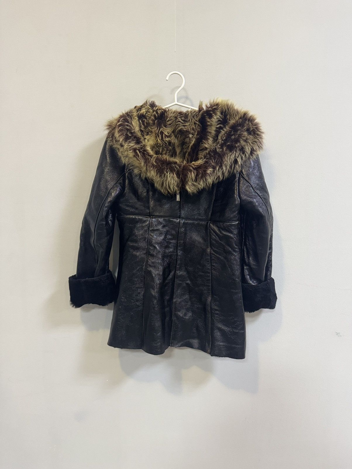 If Six Was Nine × Japanese Brand Y2K Jacket Eco Faux Leather Fur lgb Size S / US 4 / IT 40 - 9 Thumbnail
