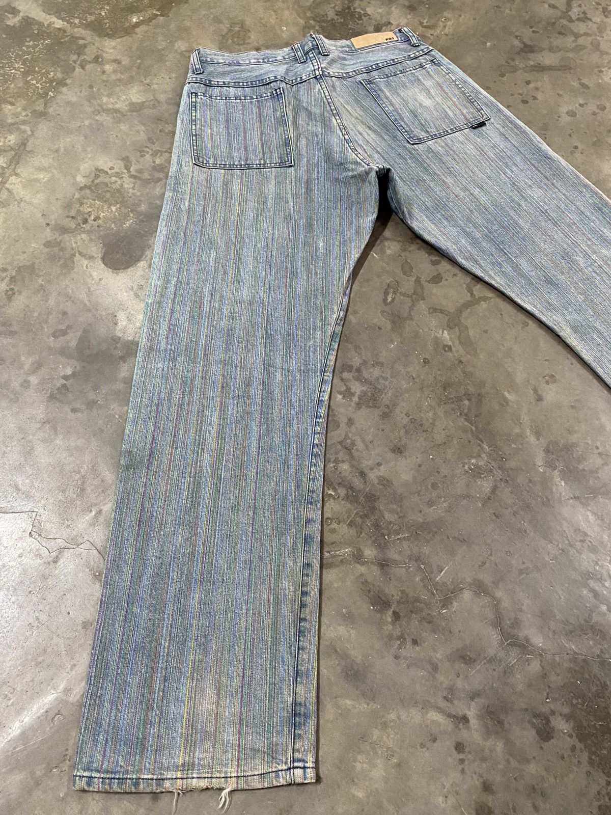 Hysteric Glamour × If Six Was Nine × Tornado Mart Baggy Jeans P01 Multicolour Jeans Thread @243 Size US 32 / EU 48 - 8 Thumbnail